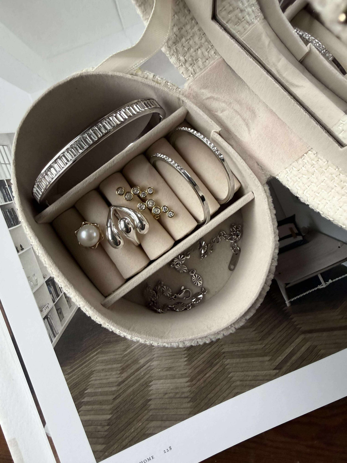 Ring JENNINGS silverbelagd