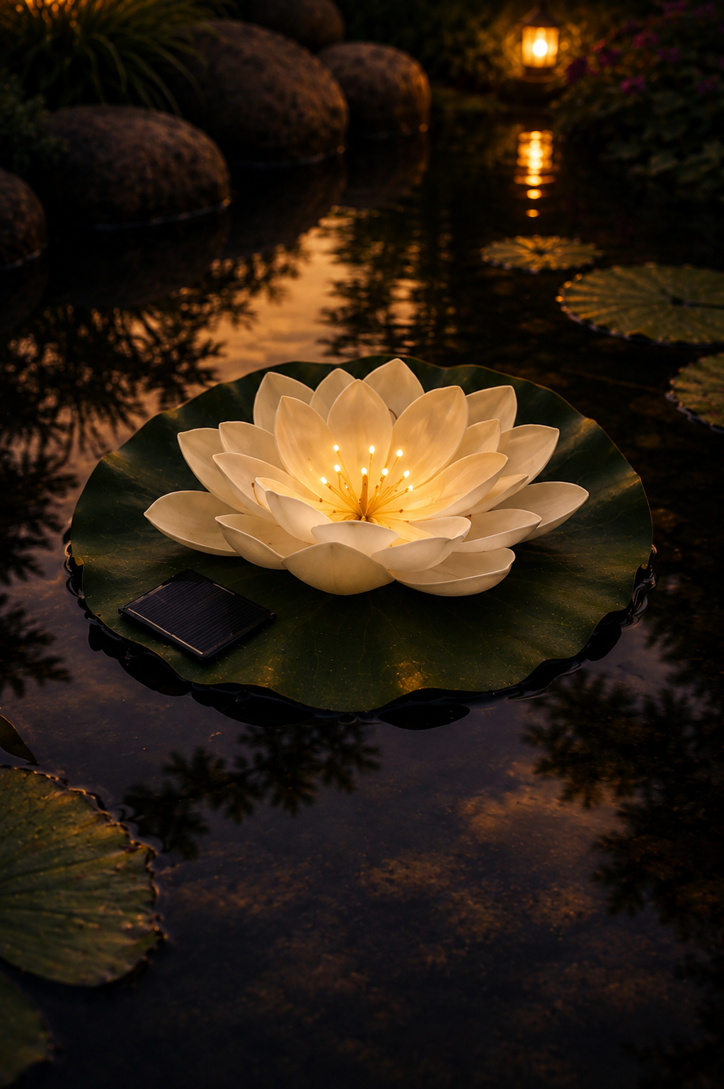 Solcell LOTUS – Vit