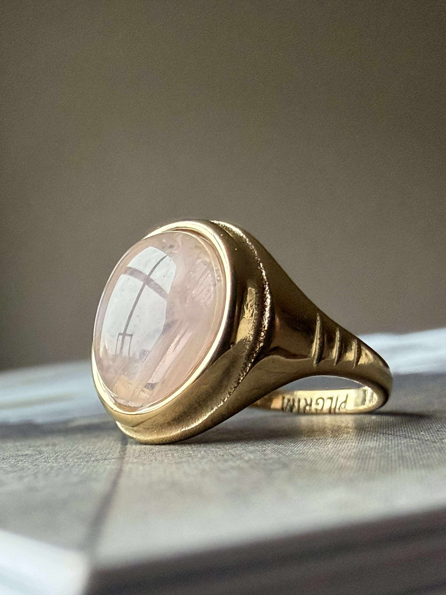 Ring rosenkvarts