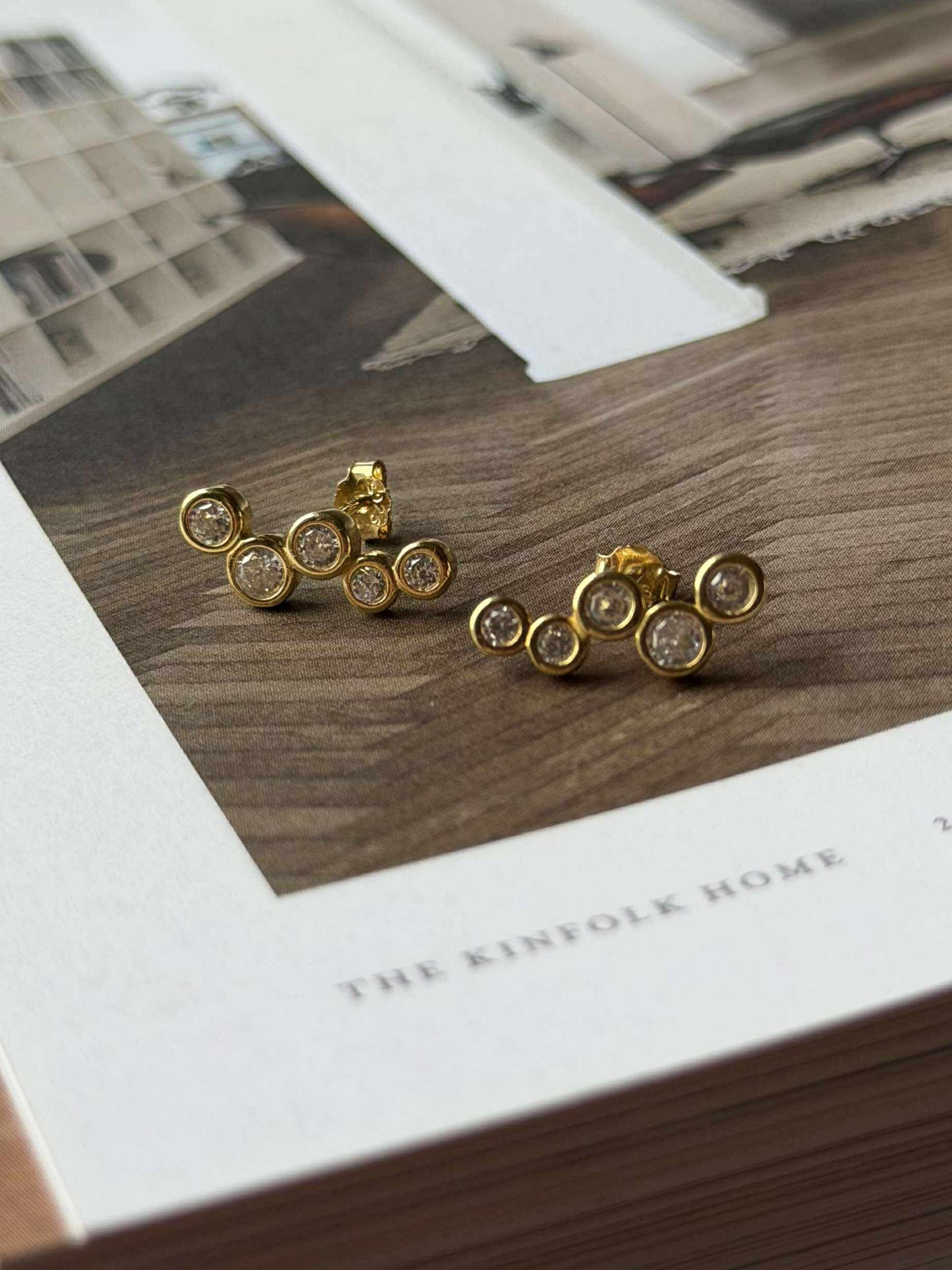 Amina örhängen - förgyllt sterlingsilver