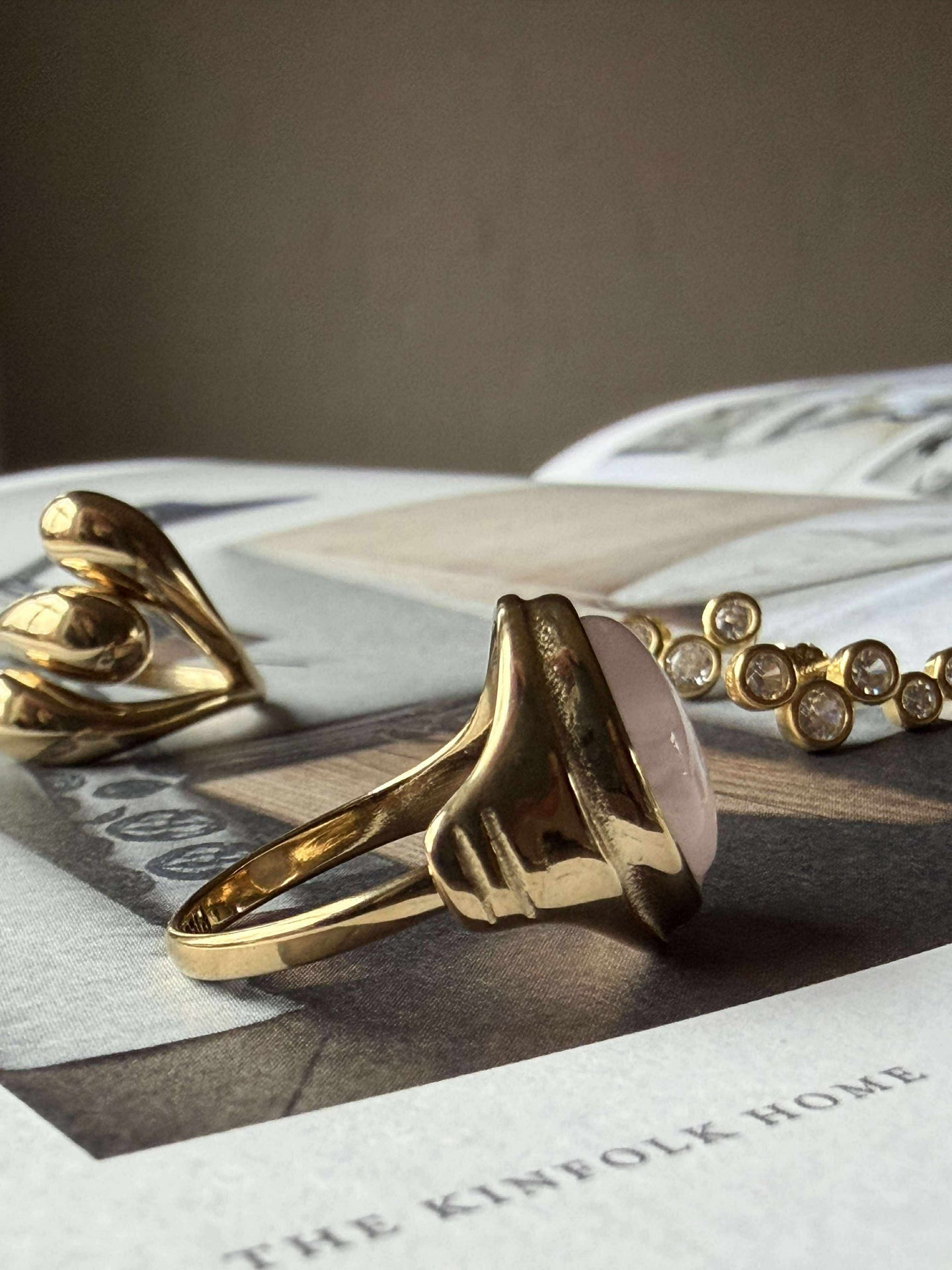Ring rosenkvarts