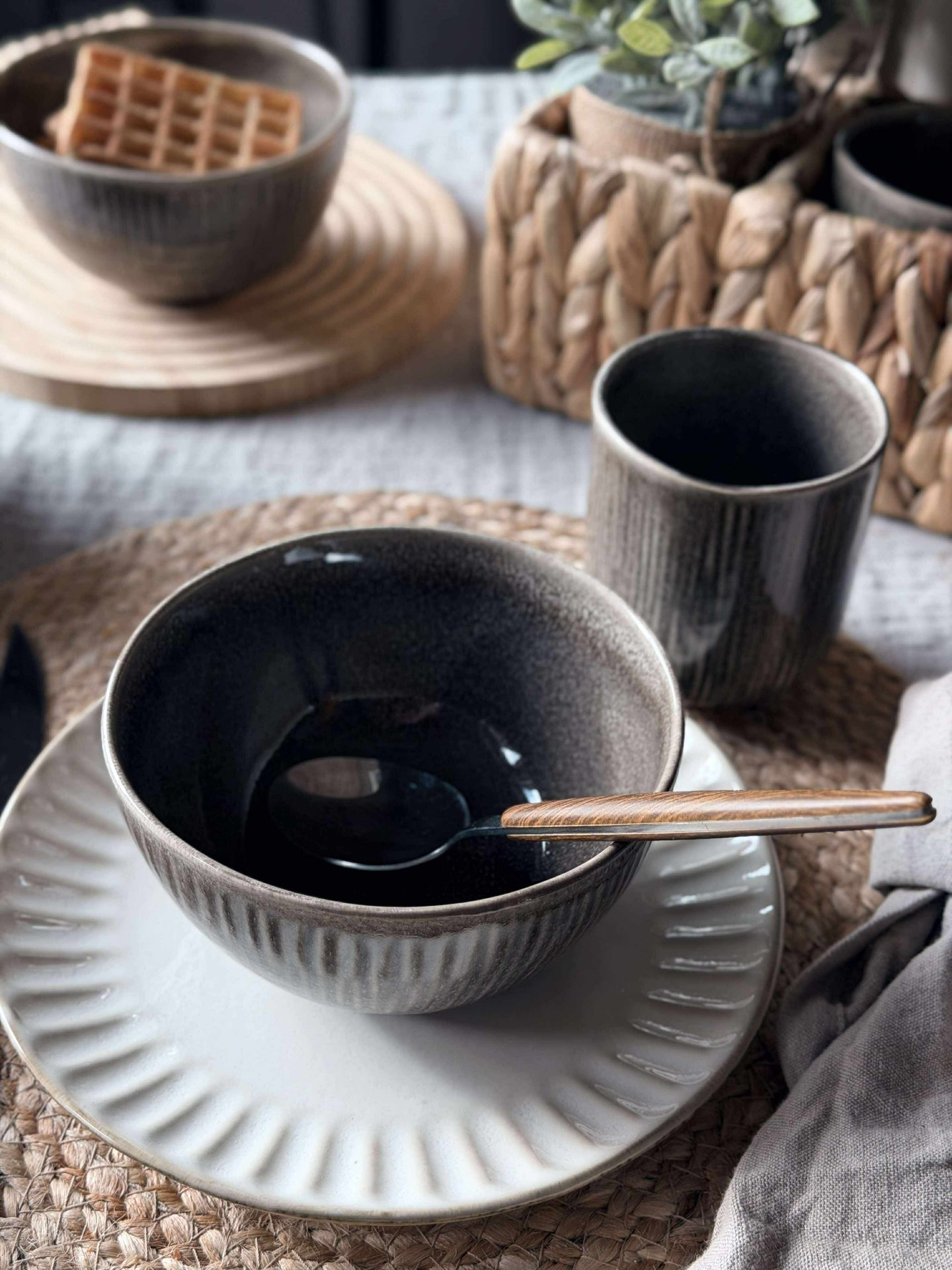 Mugg Lydia keramik - Set med 4 st