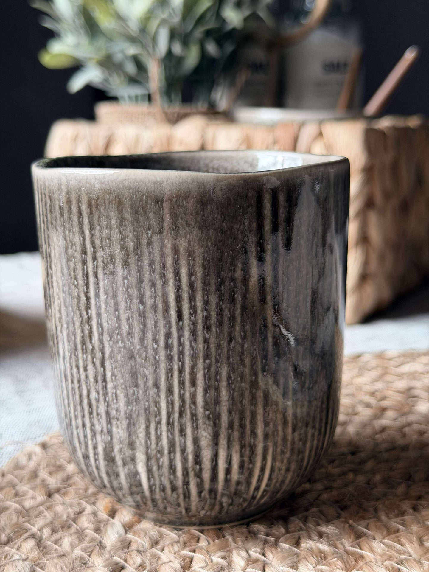 Mugg Lydia keramik - Set med 4 st
