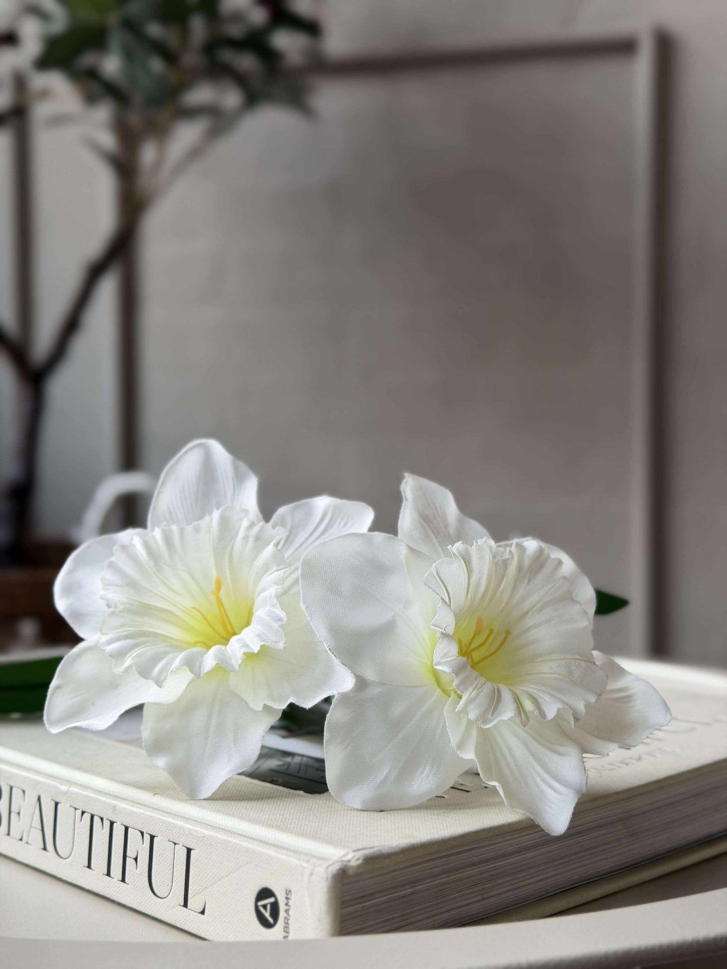 Påskliljestjälk - Vit