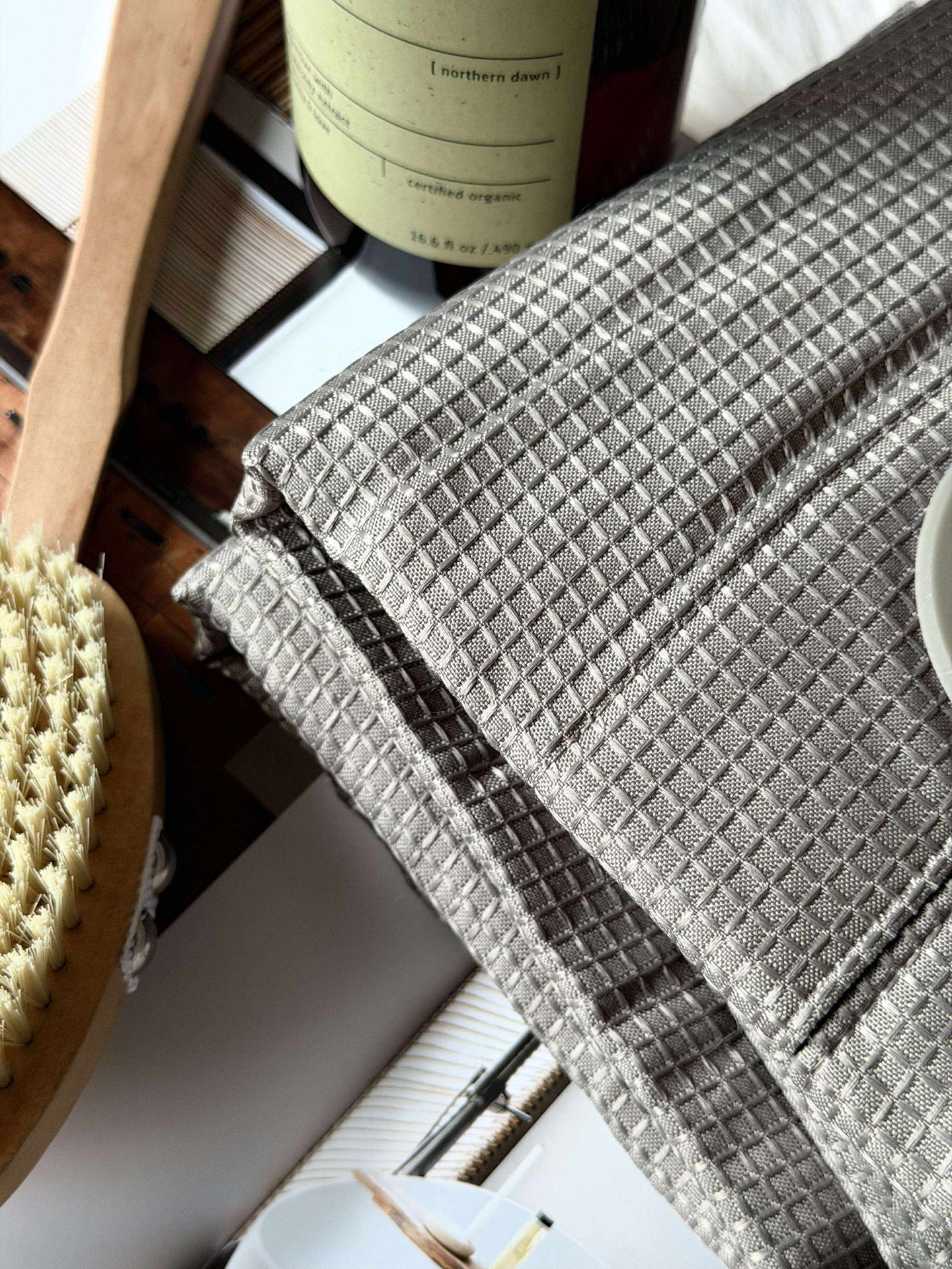 Duschdraperi - Taupe