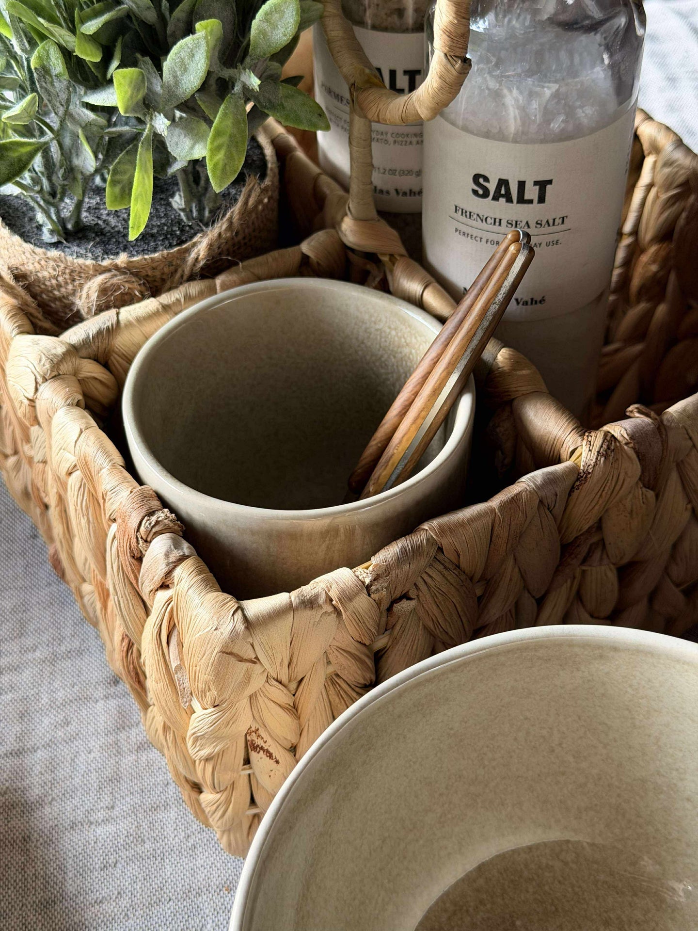 Skål Lydia keramik - Set med 4 st Beige