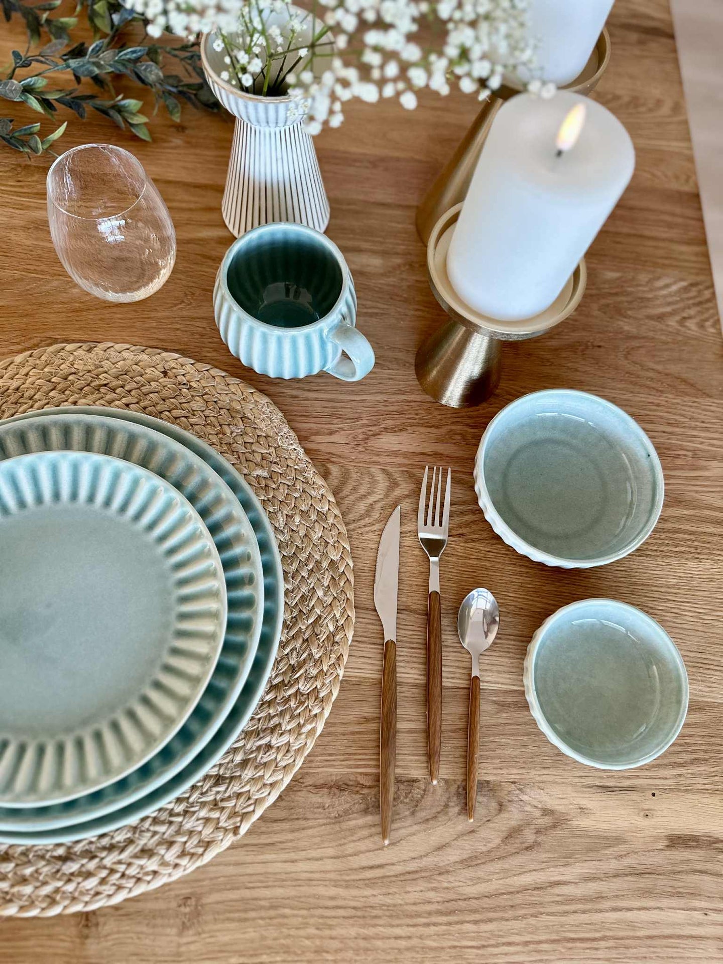 Tallrik VIGA Mint - Flera storlekar