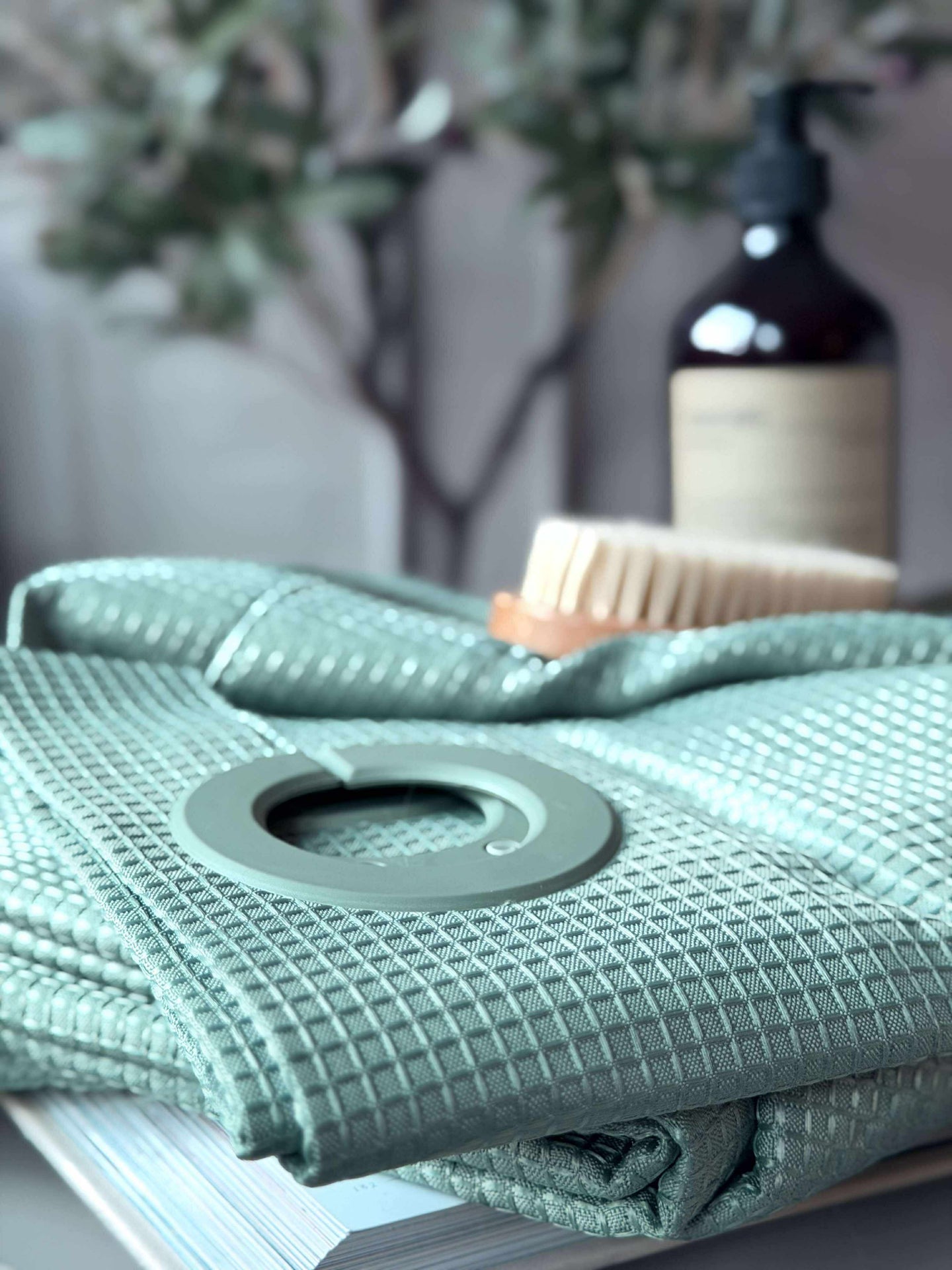 Duschdraperi - Grön