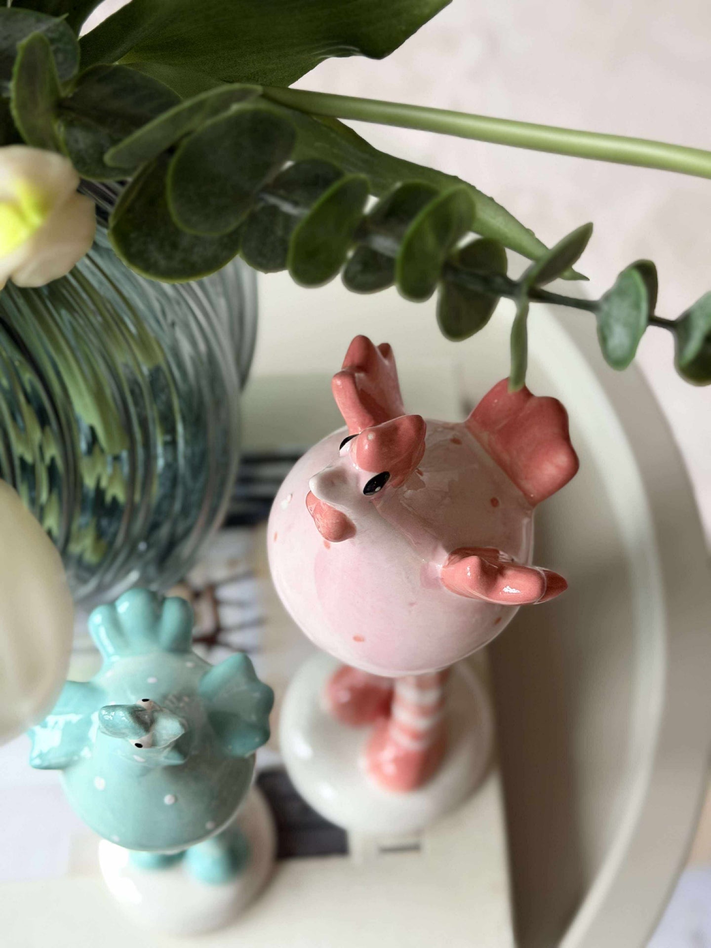 Kyckling med långa ben - Rosa