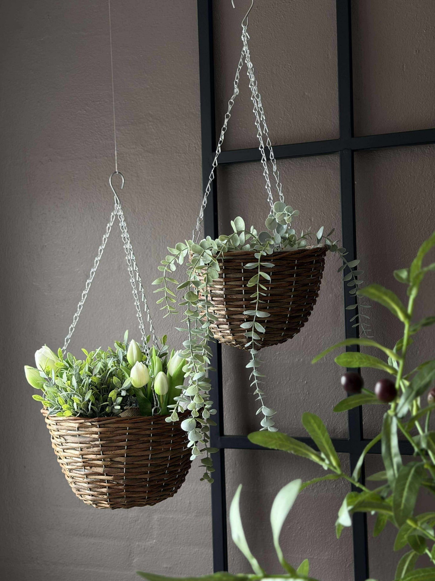 Hängkruka i pil - set med 2 st