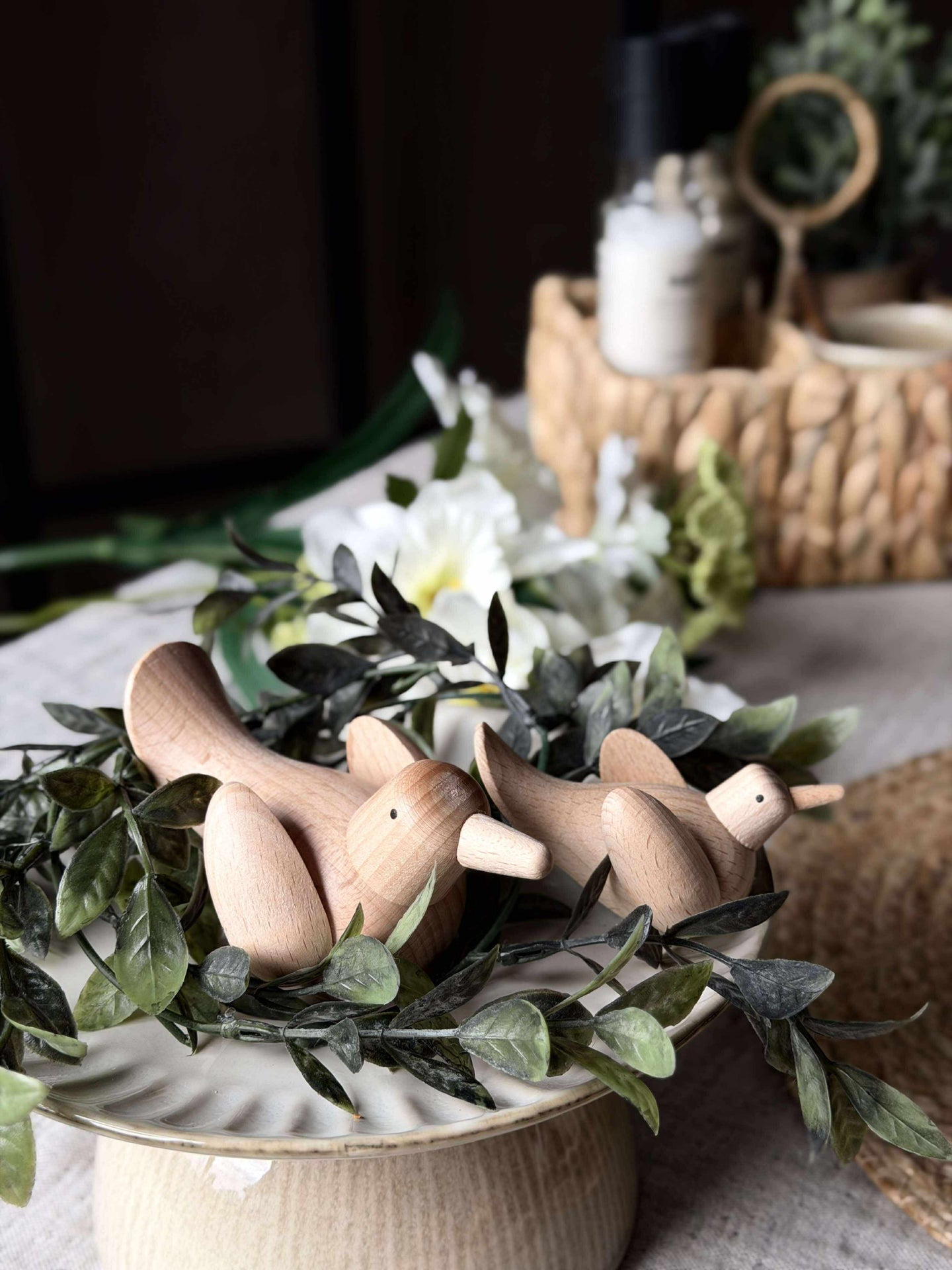 Liggende Fågel - Natur Bok Stor