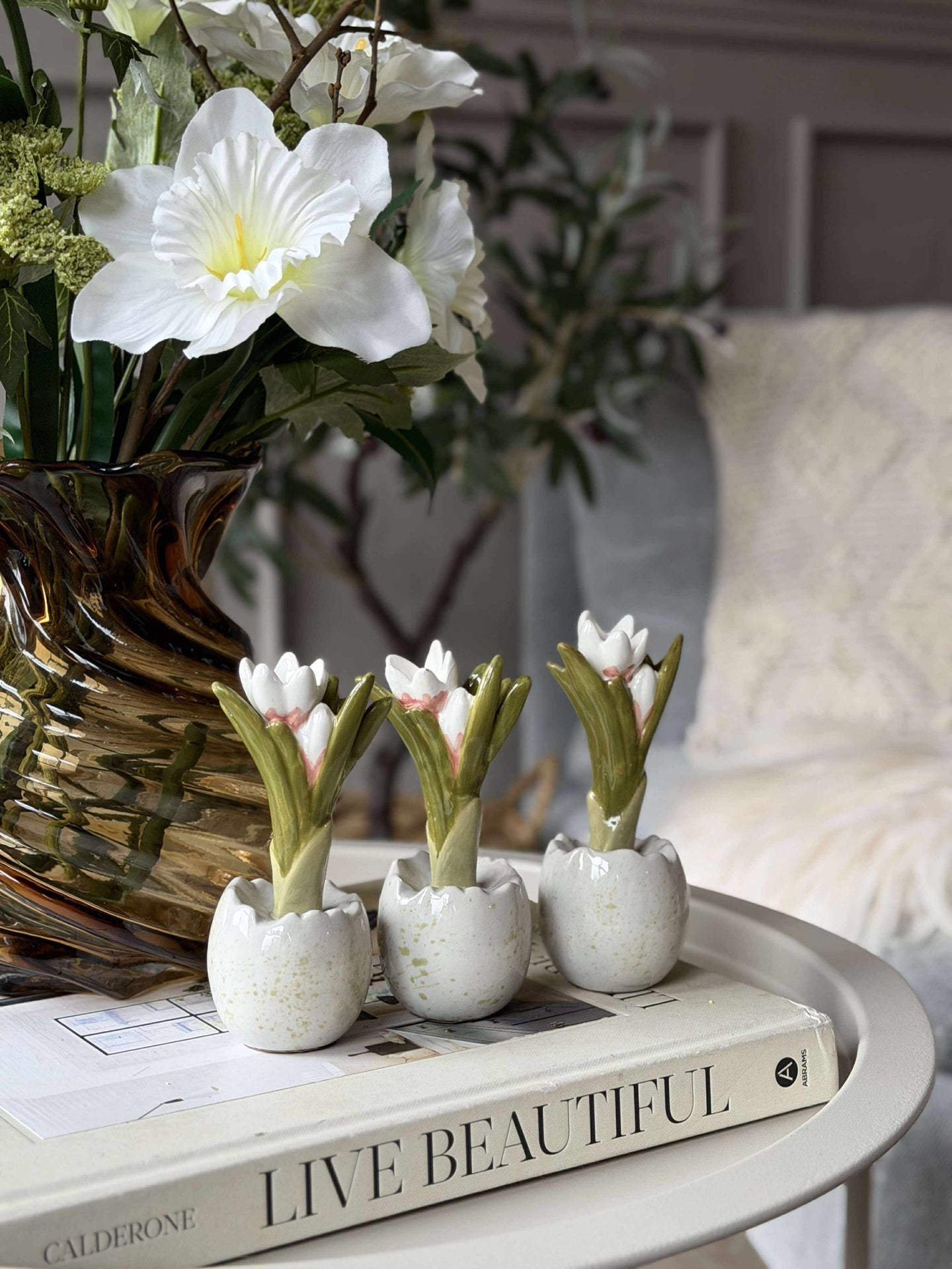 Snödroppe i påskägg