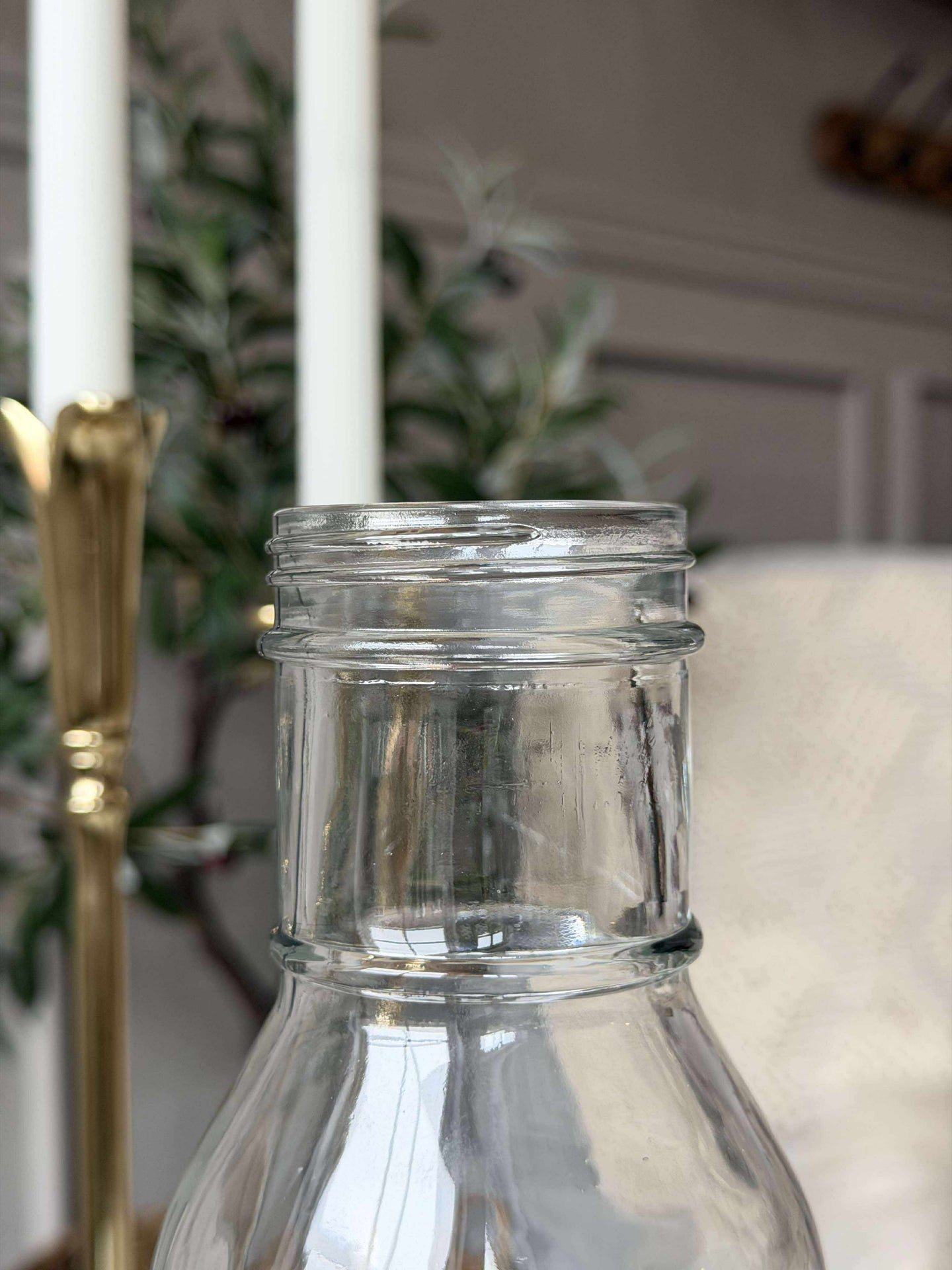 Glasflaska med Måttenheter - 1000 ml