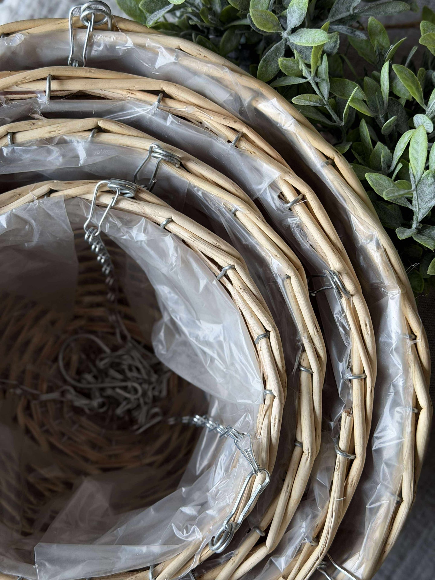 Hängkruka i pil - Set med 4 st