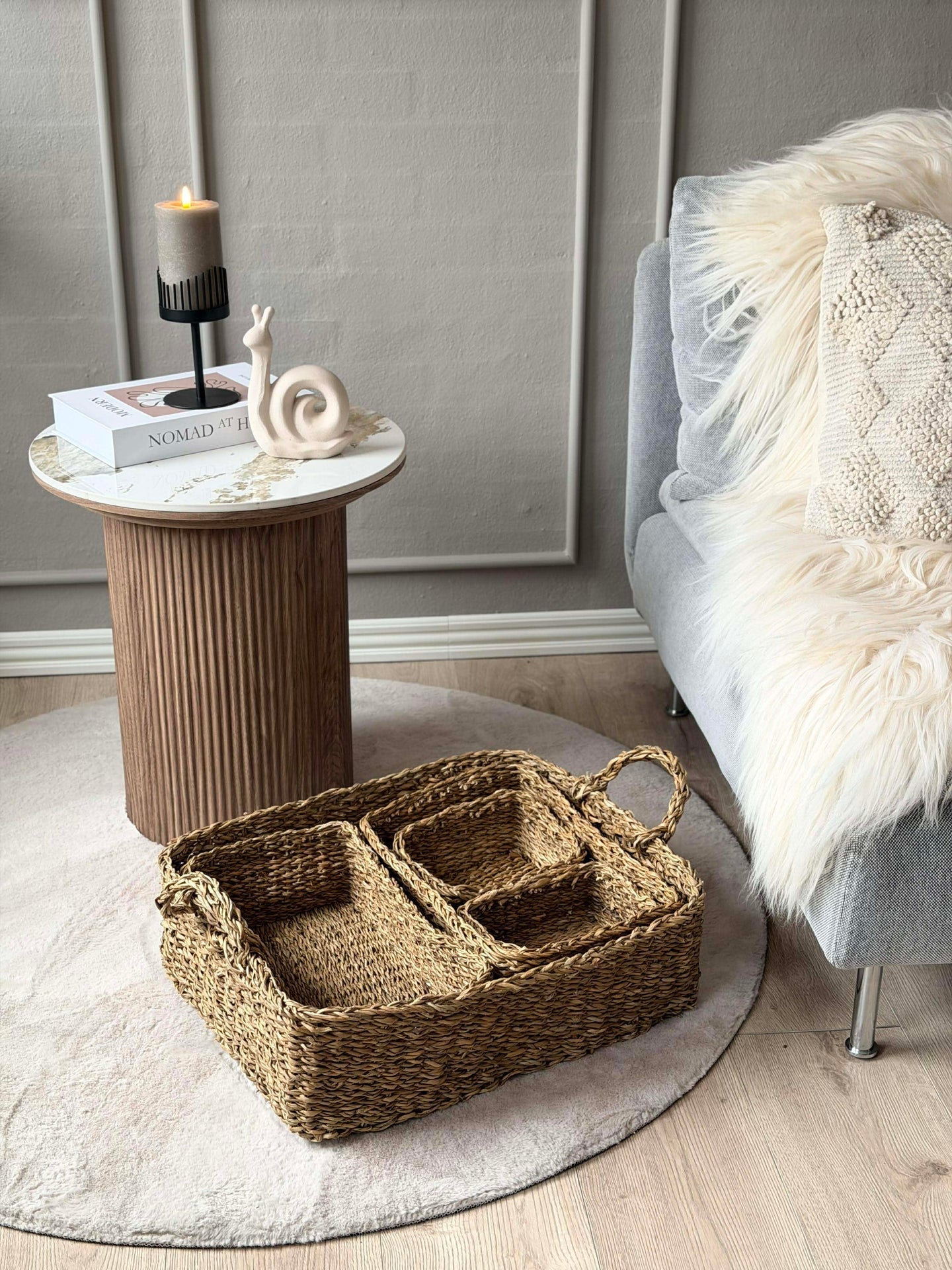 Förvaringskorgar - Set med 5 st