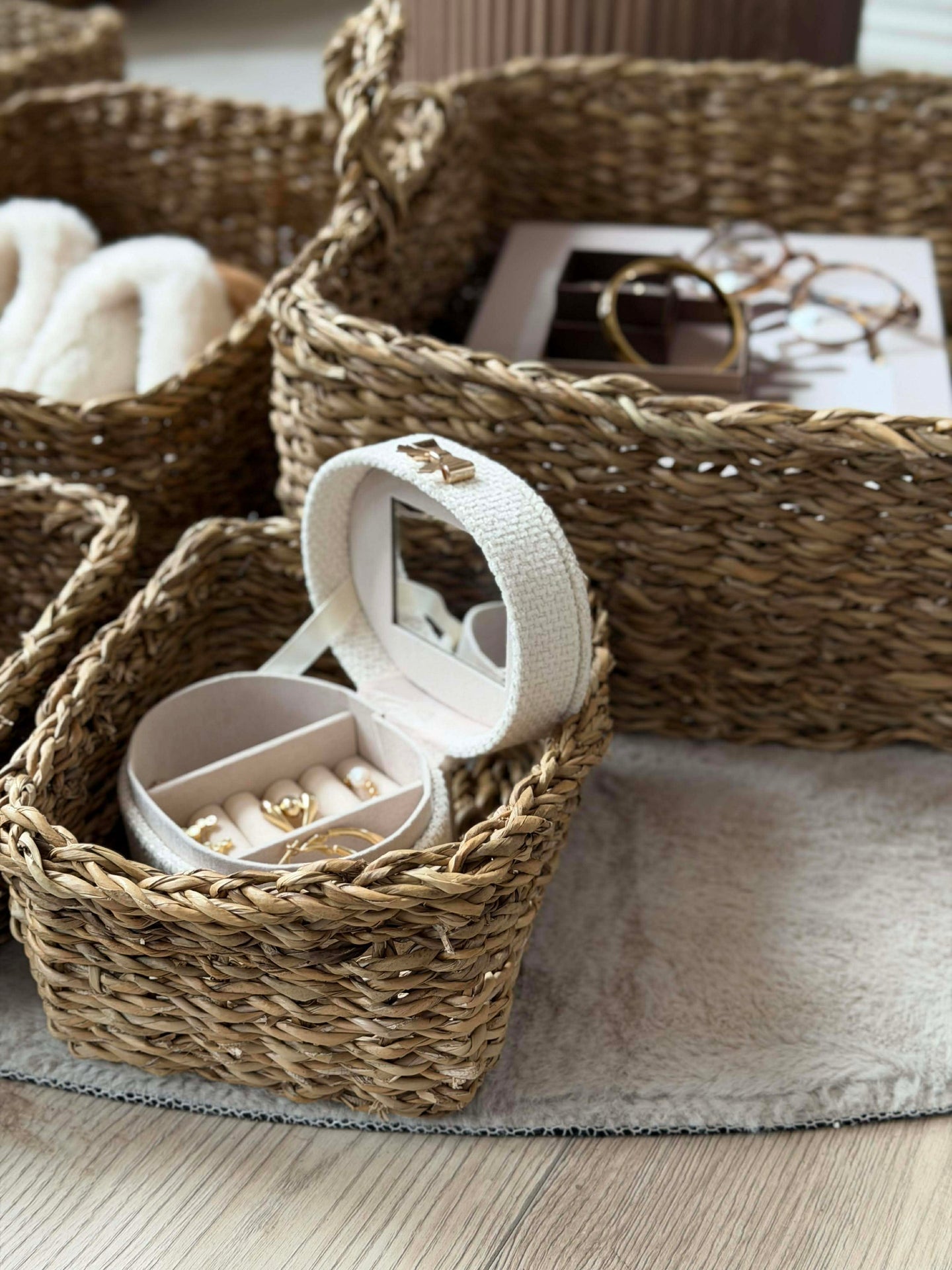 Förvaringskorgar - Set med 5 st