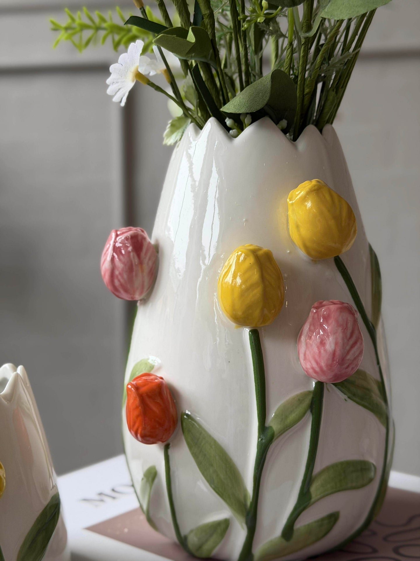 Vas med blommor - Flera storlekar