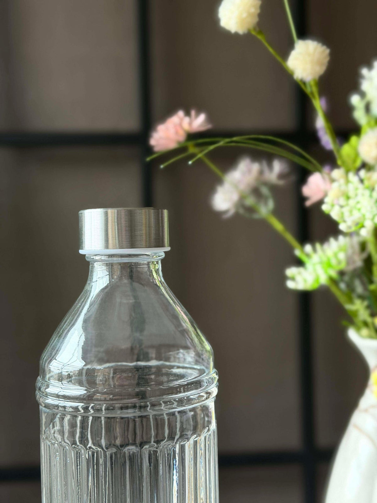 Vattenflaska med metallock - 1000ml.