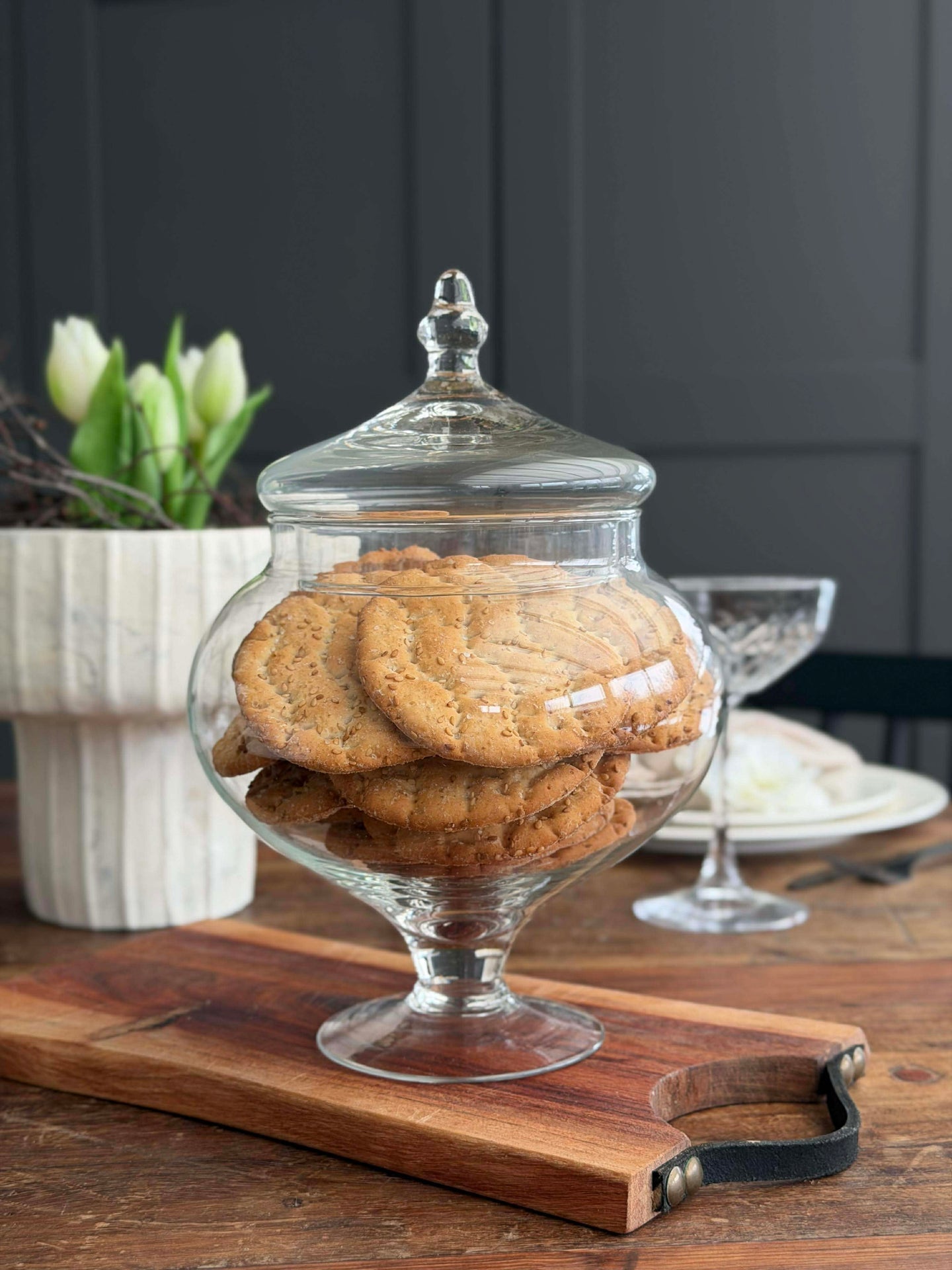 Förvaringsglas på fot