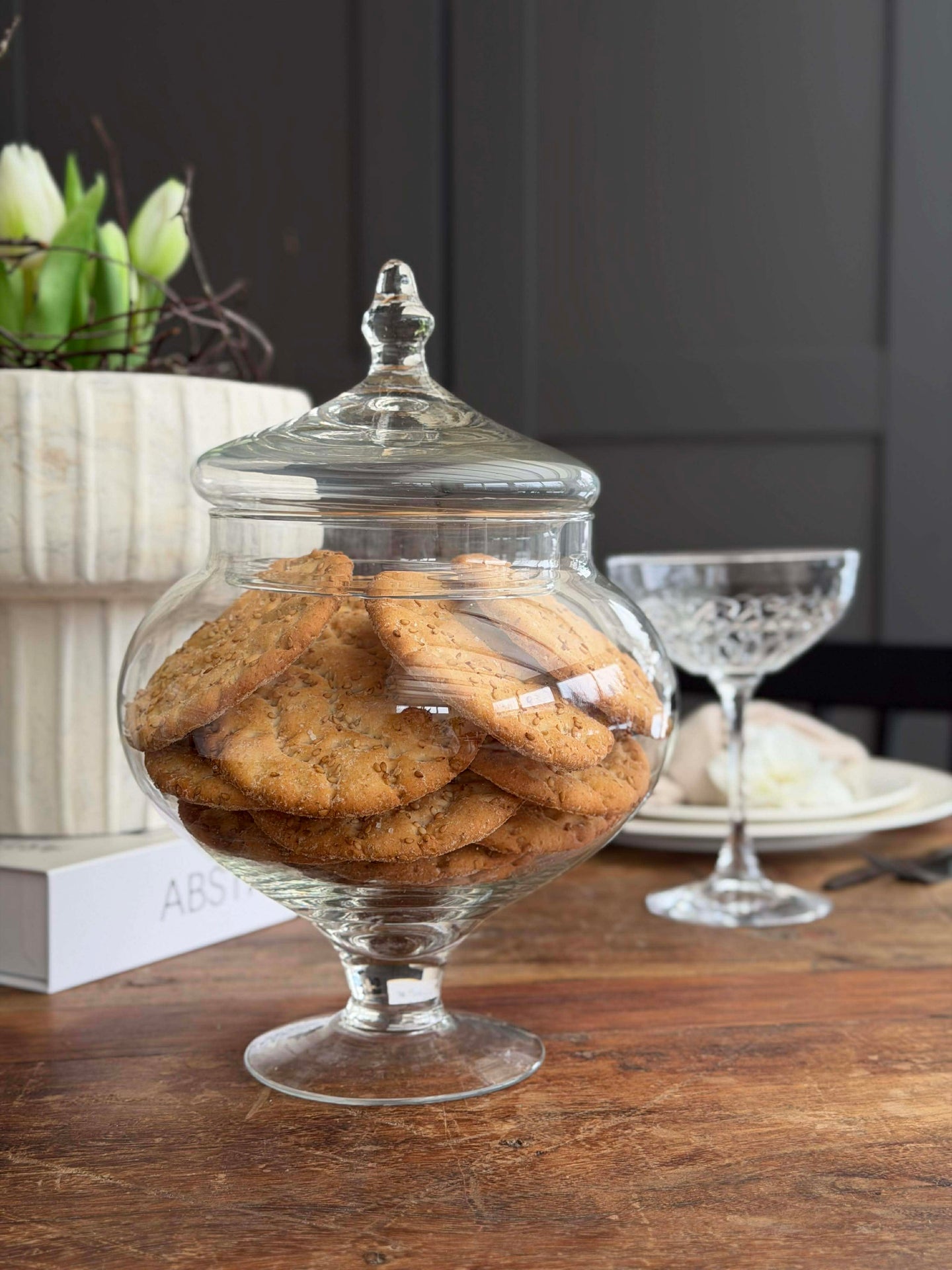 Förvaringsglas på fot