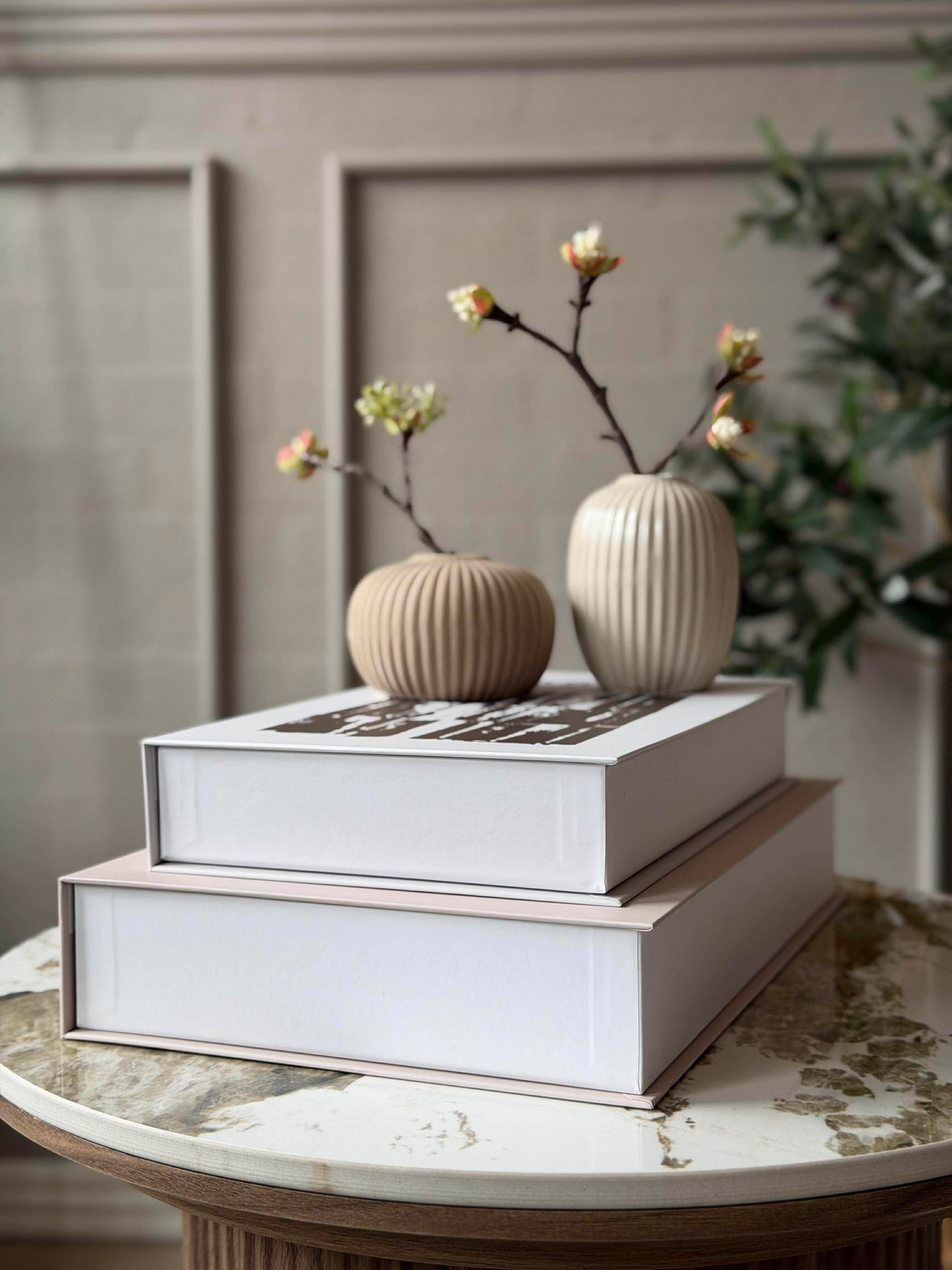 Bokaskar för förvaring No.3 - Set med 2 st