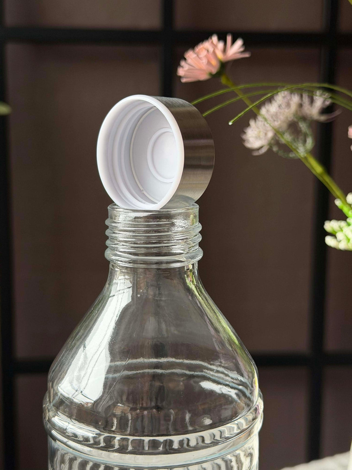 Vattenflaska med metallock - 1000ml.