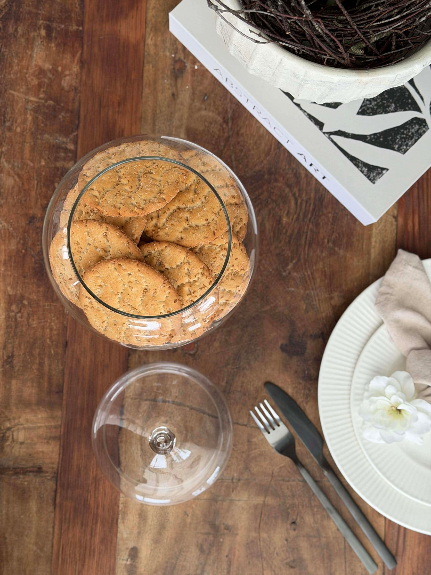 Förvaringsglas på fot