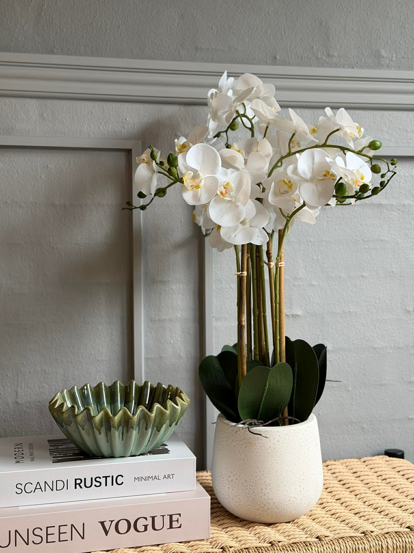 Orkidé i Kruka 65 cm - Vit