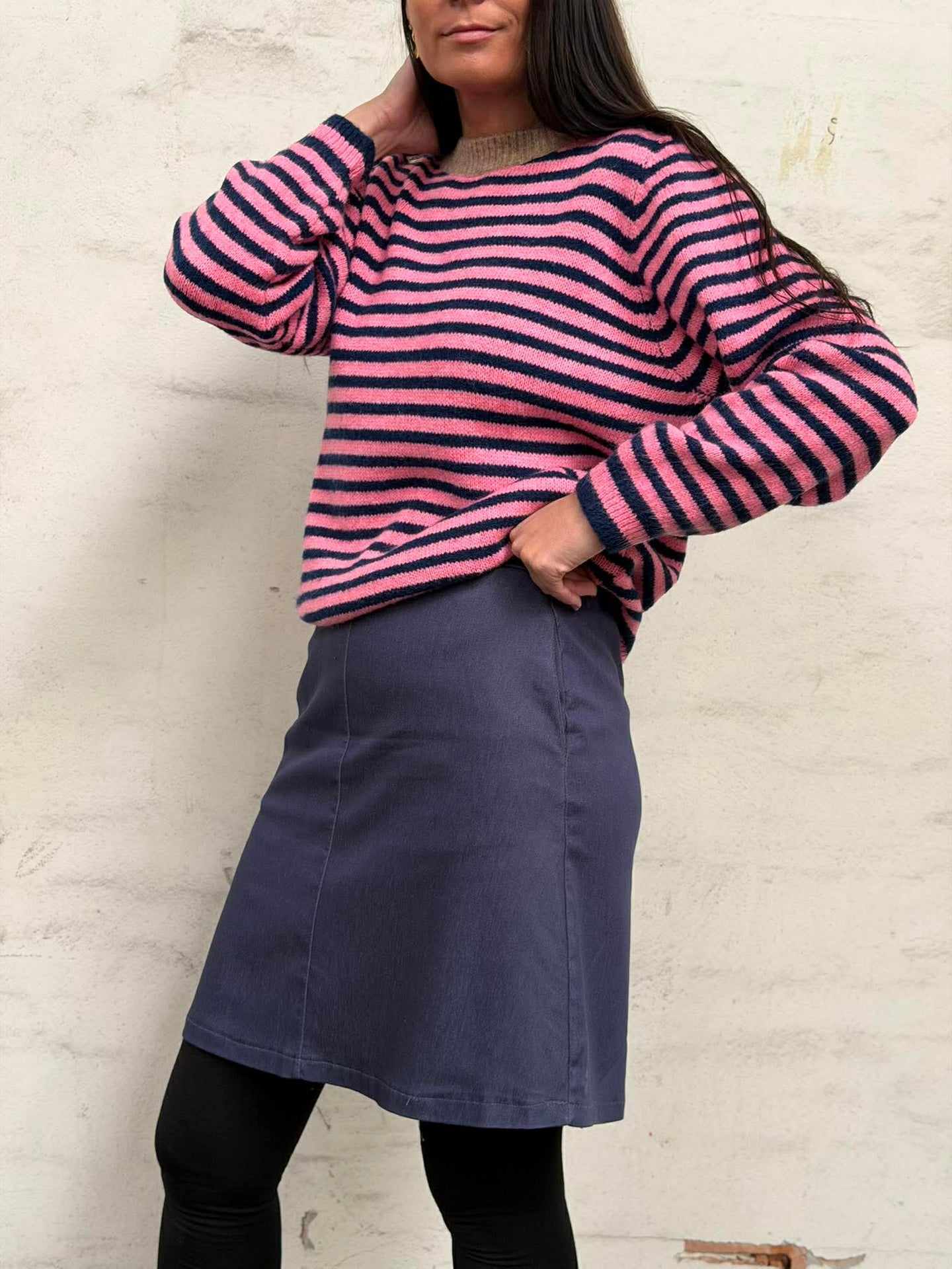 Kjol Sidsel - Dark denim