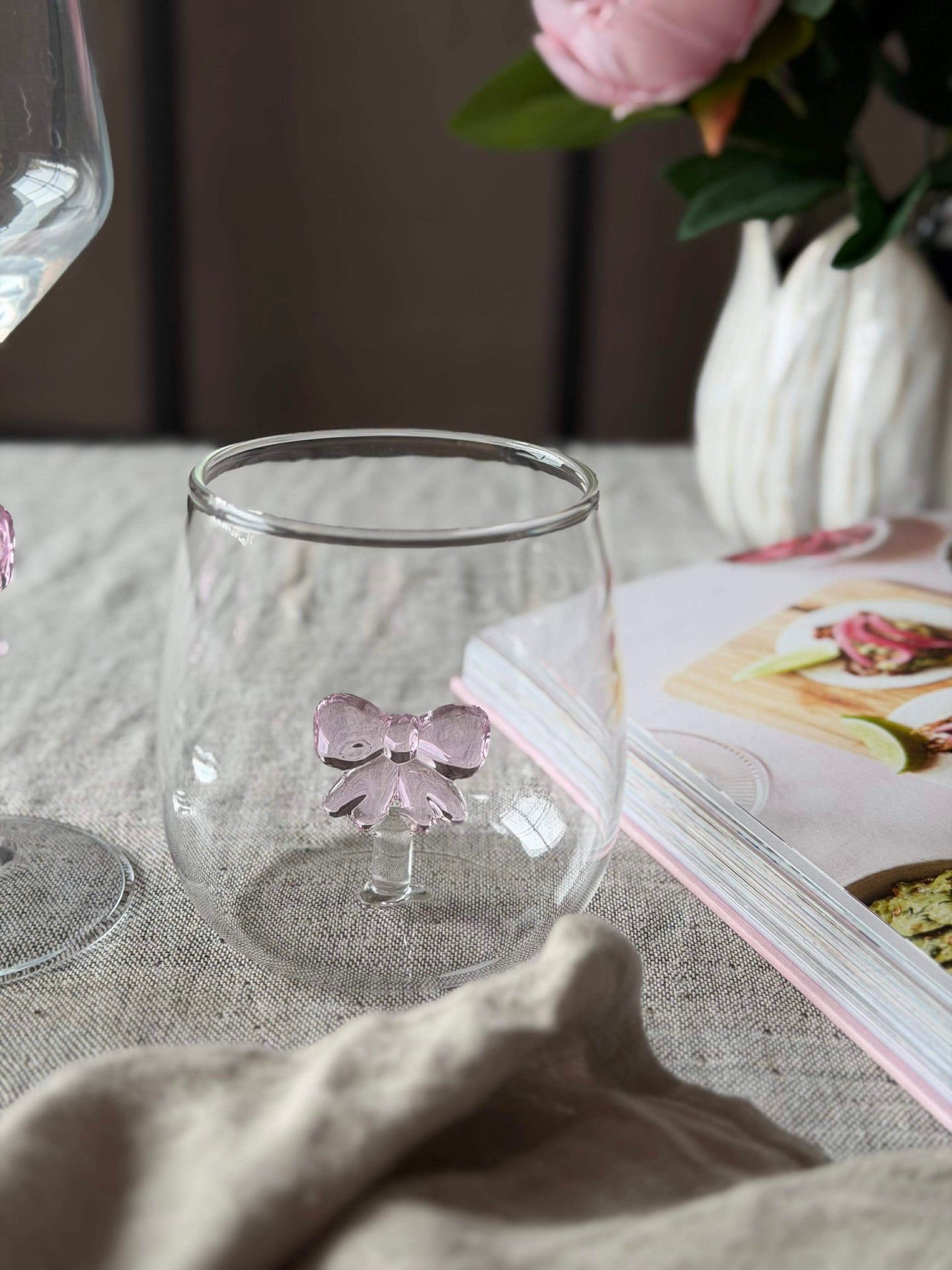 Dricksglas med rosett