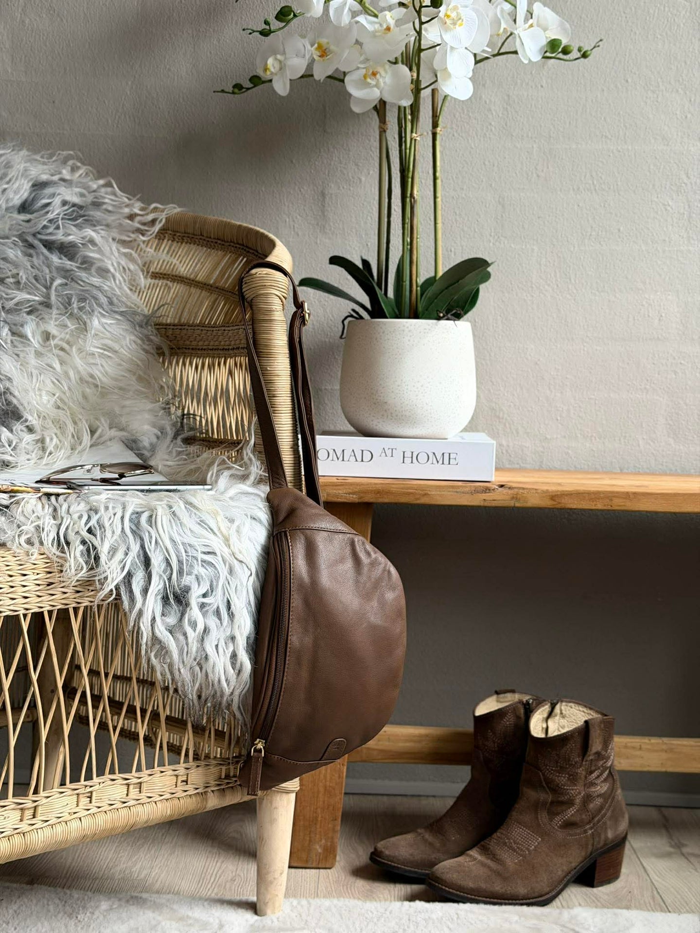 Bumbag Misse - Coffee / Gold