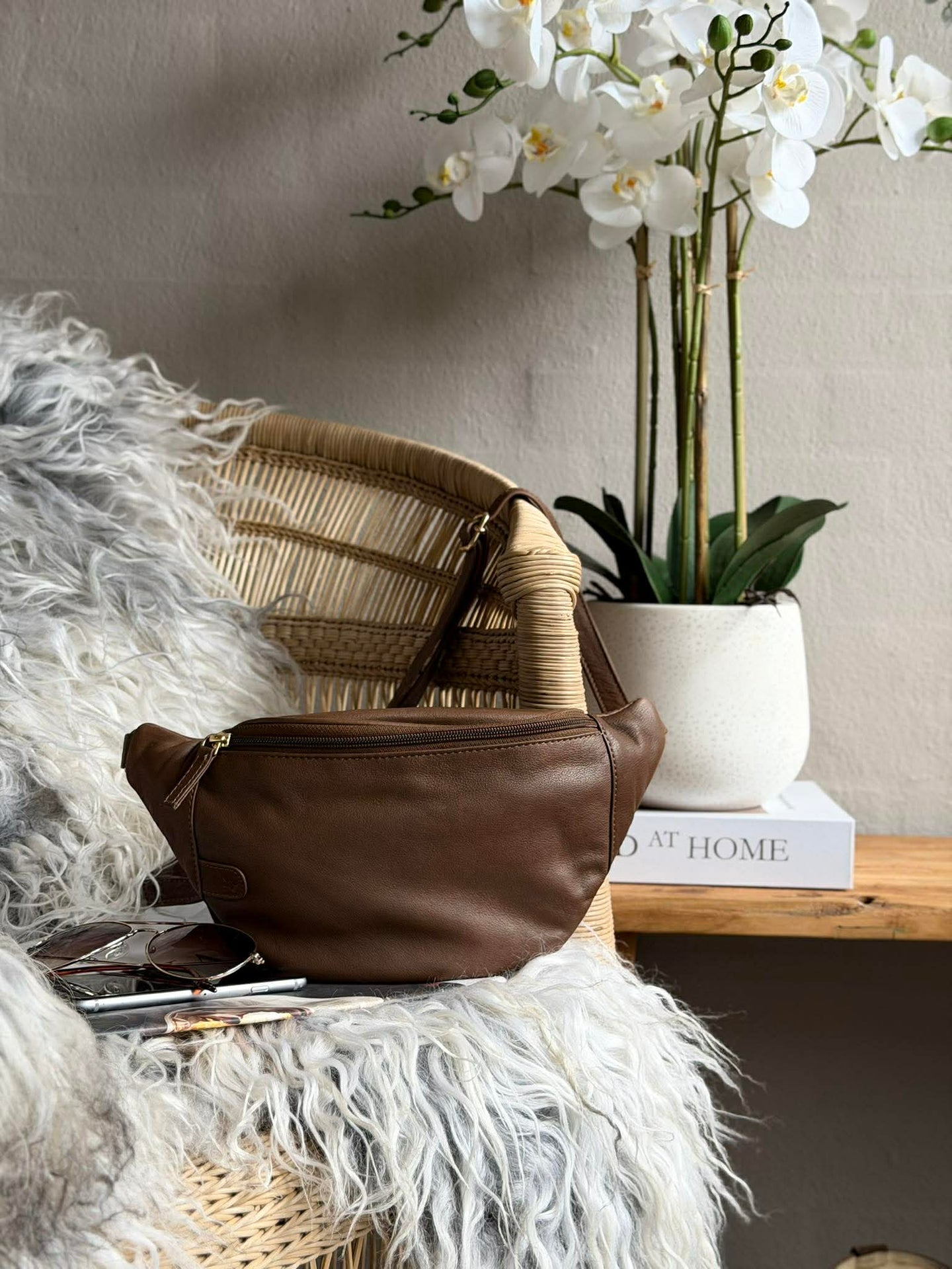 Bumbag Misse - Coffee / Gold