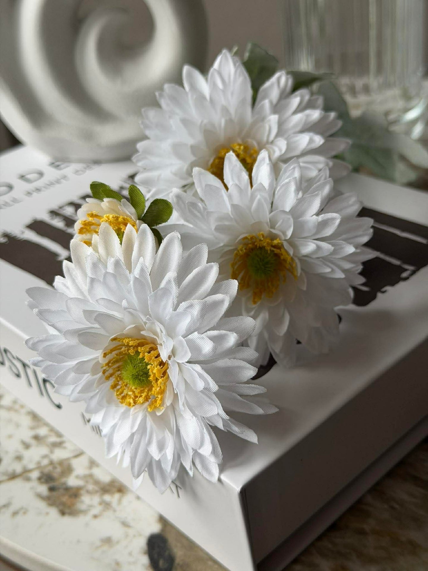 Margueritstjälk 60 cm - Vit