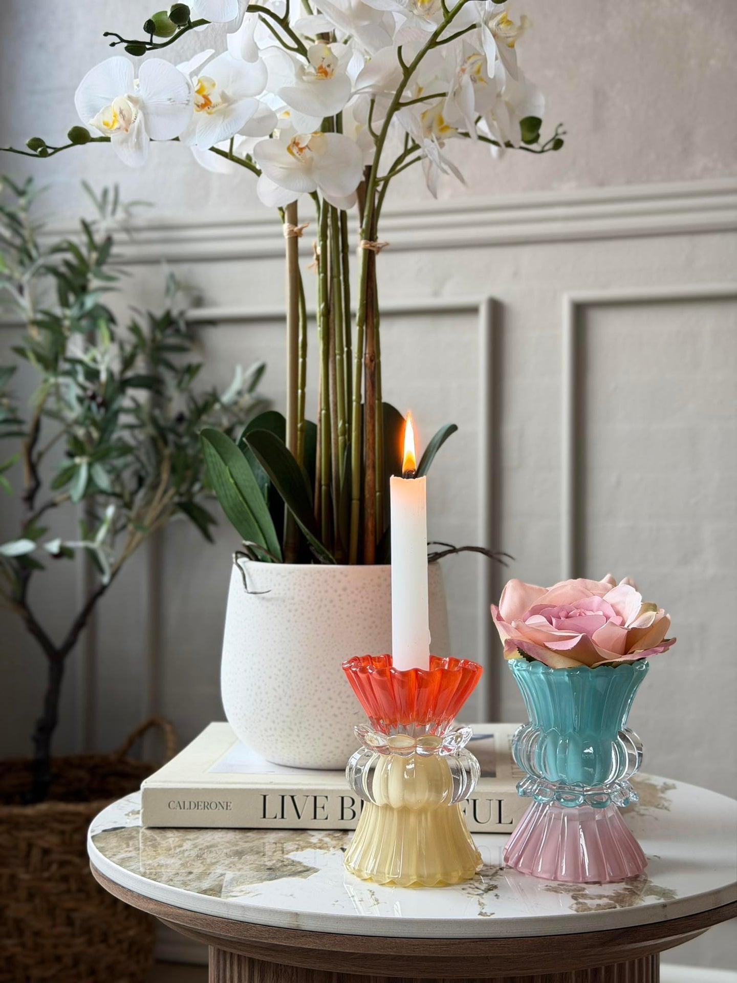 Ljusstake BON Vändbar - MIX