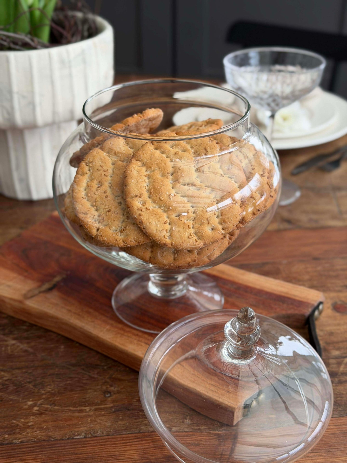 Förvaringsglas på fot