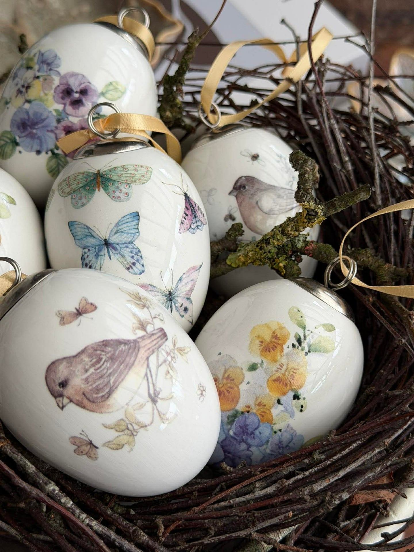 Påskägg porslin - MIX