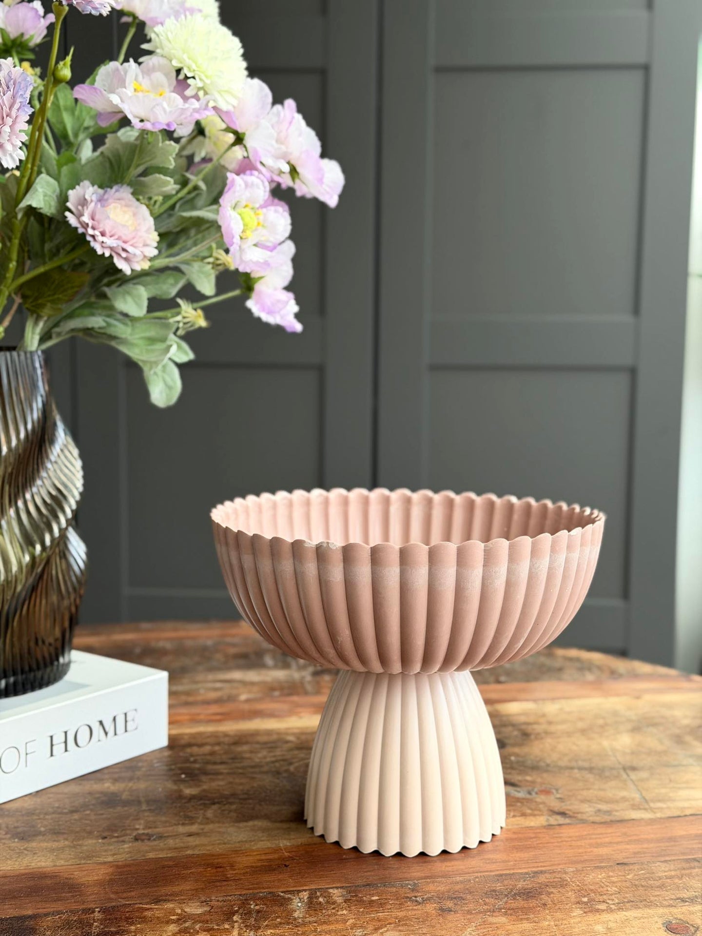 DIY-uppsättning i betonglook - Rosa