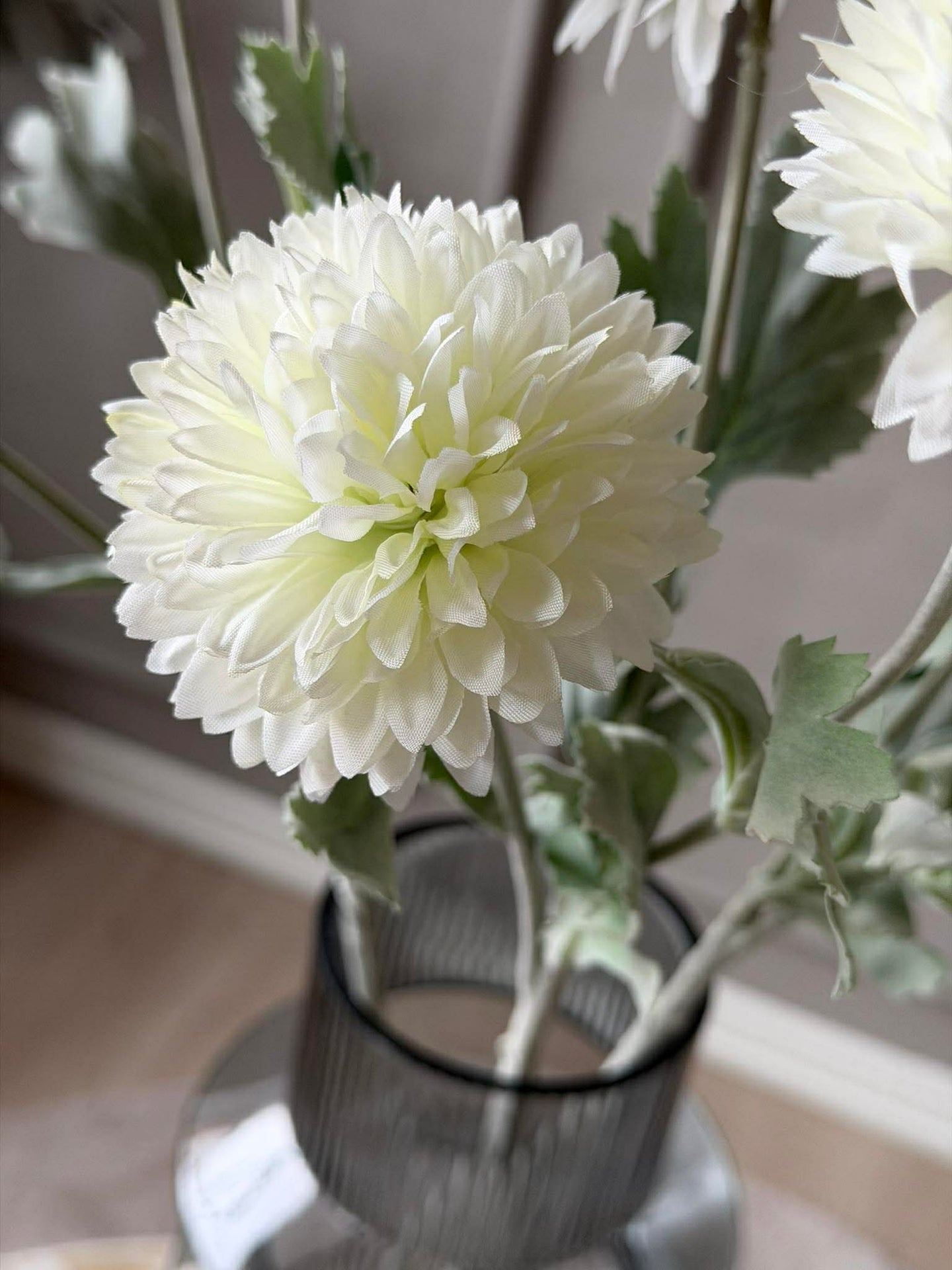 Prydlökstjälk 60 cm - Vit