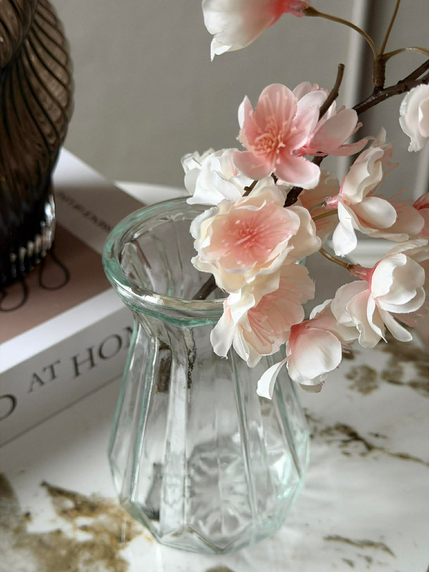 Hyacintvas i klart glas