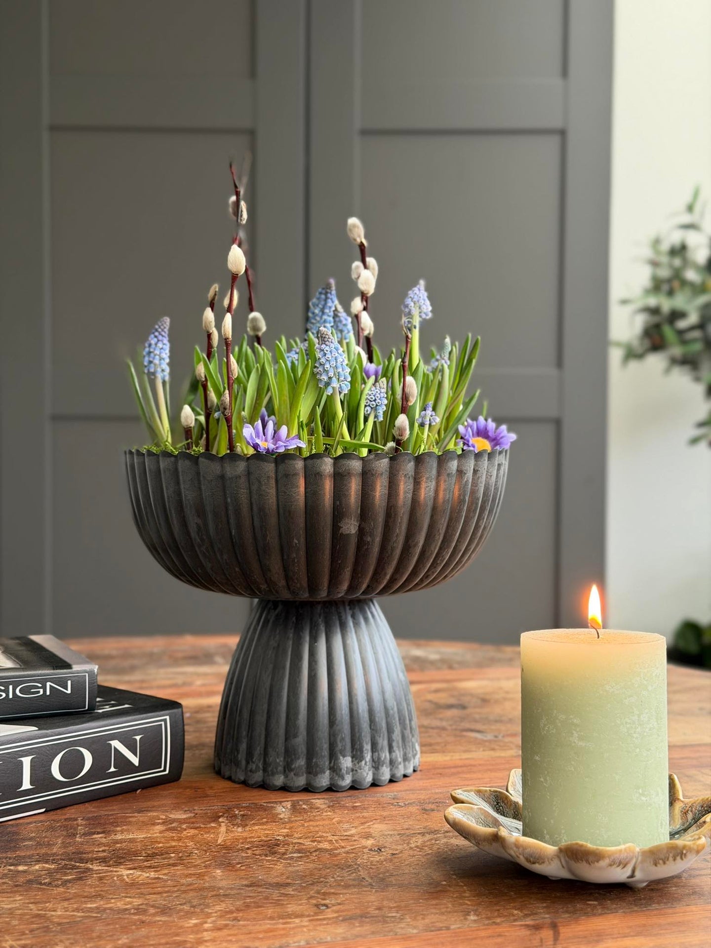 DIY-arrangemang i betonglook - Stone