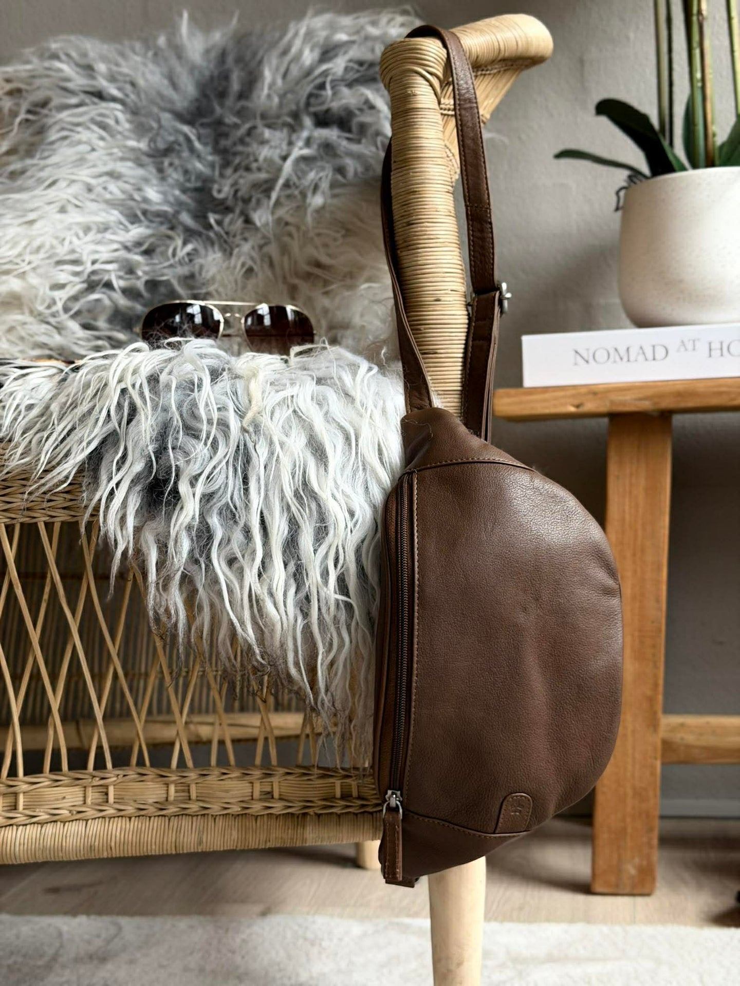 Bum bag Misse - Coffee / Silver