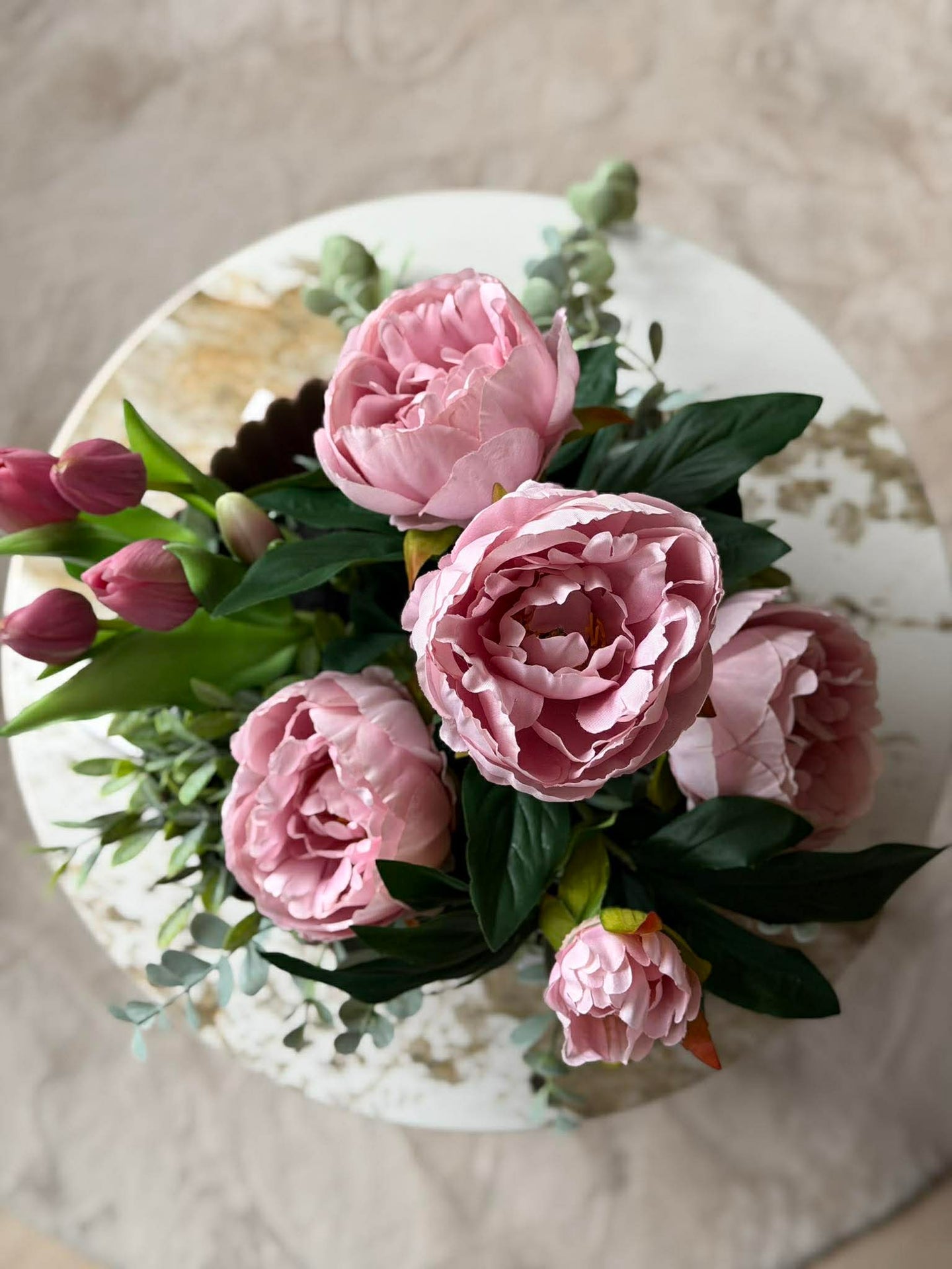 Bowl i betonglook - Rosa
