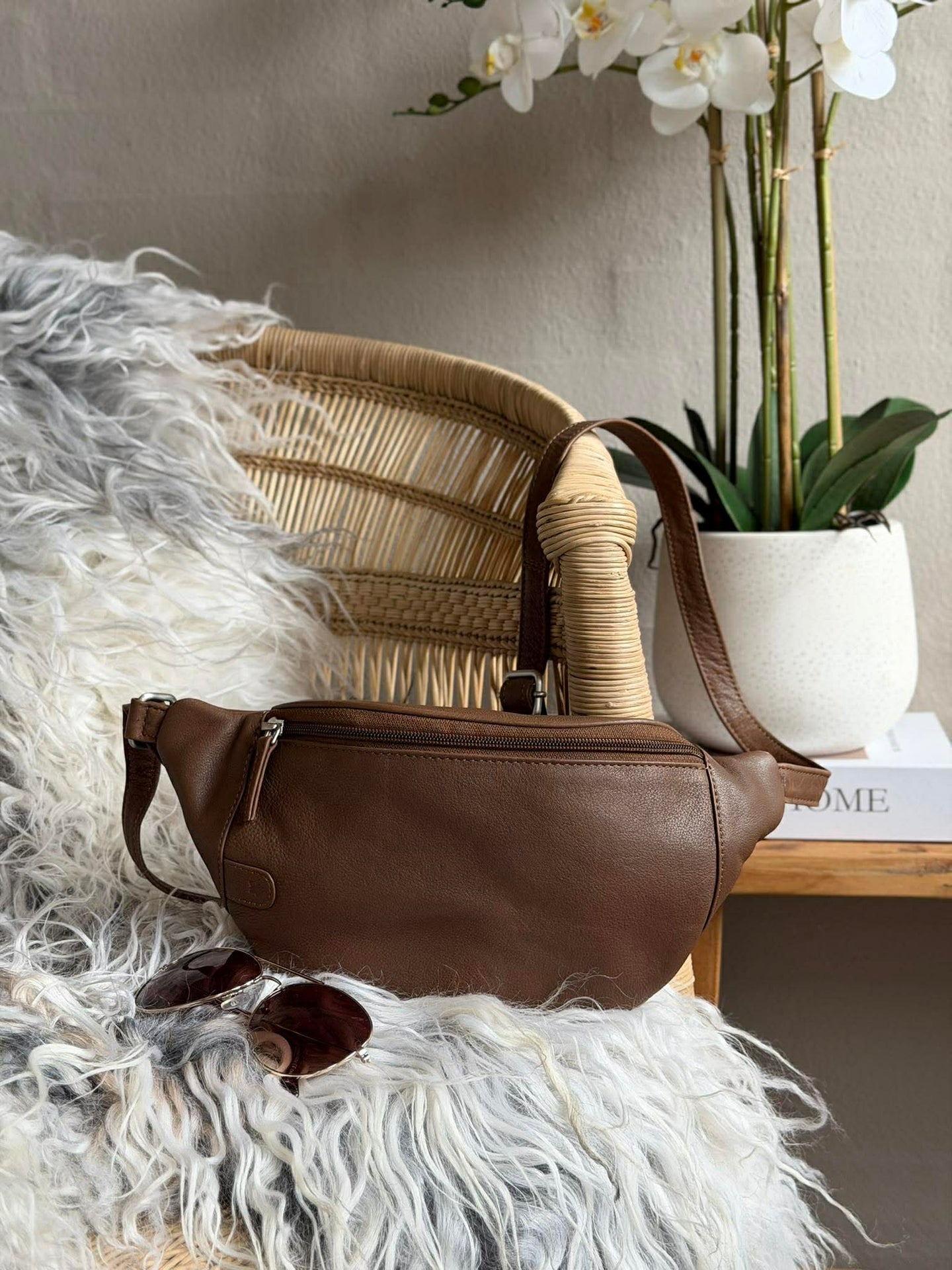 Bum bag Misse - Coffee / Silver