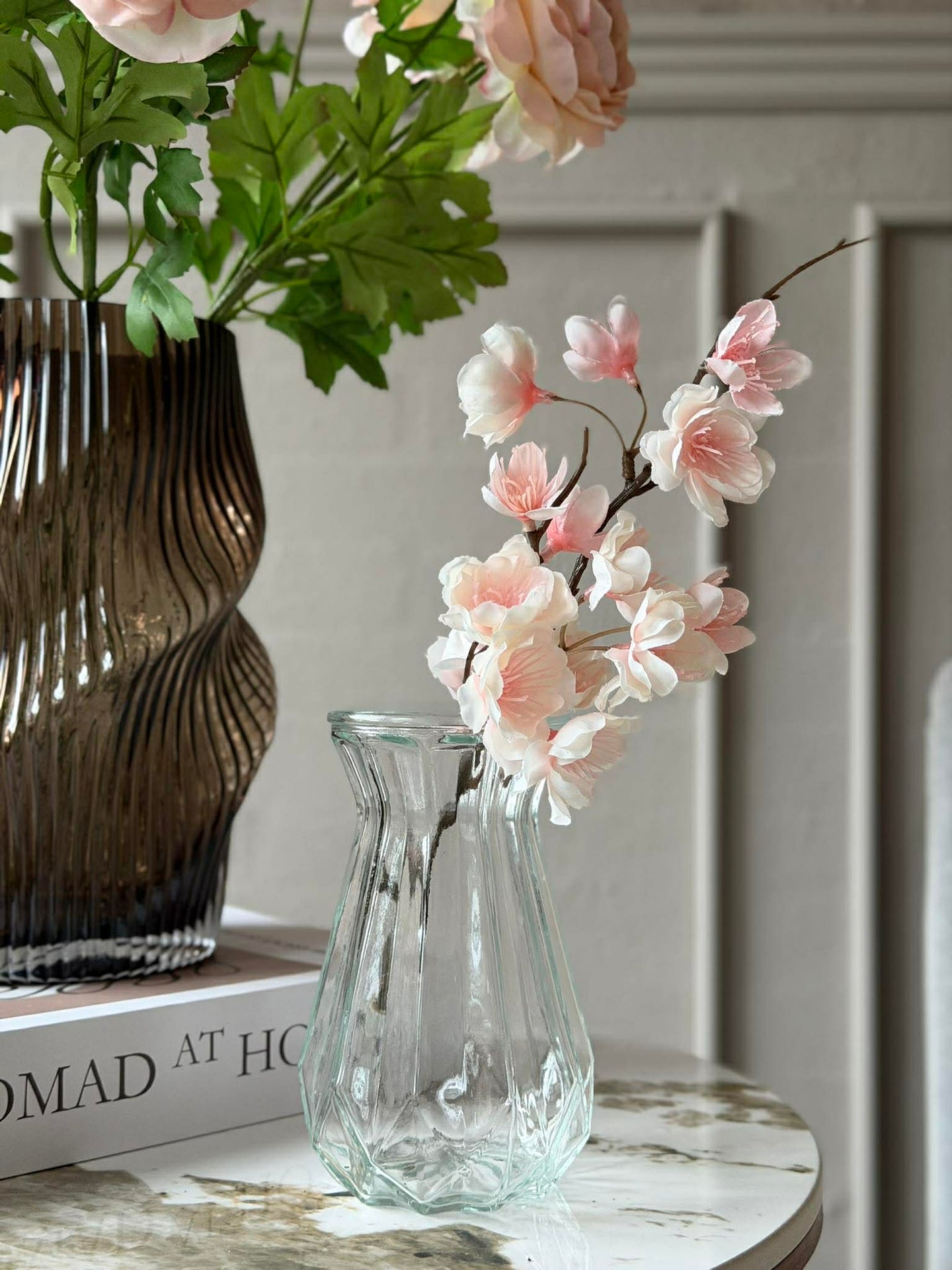 Hyacintvas i klart glas