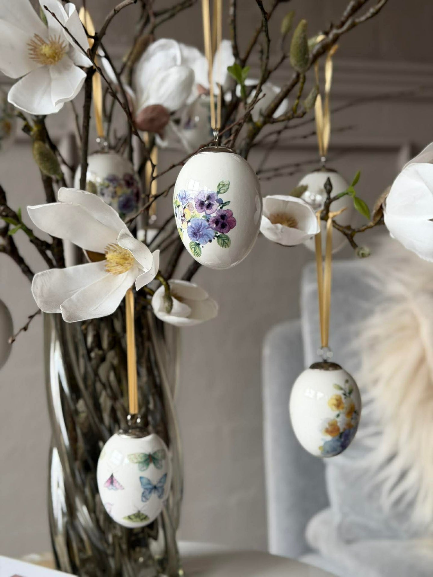 Påskägg porslin - MIX