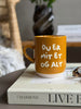 Krus DU ÄR MITT ALLT - Gul
