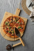 Pizza skärbräda med 2 redskap
