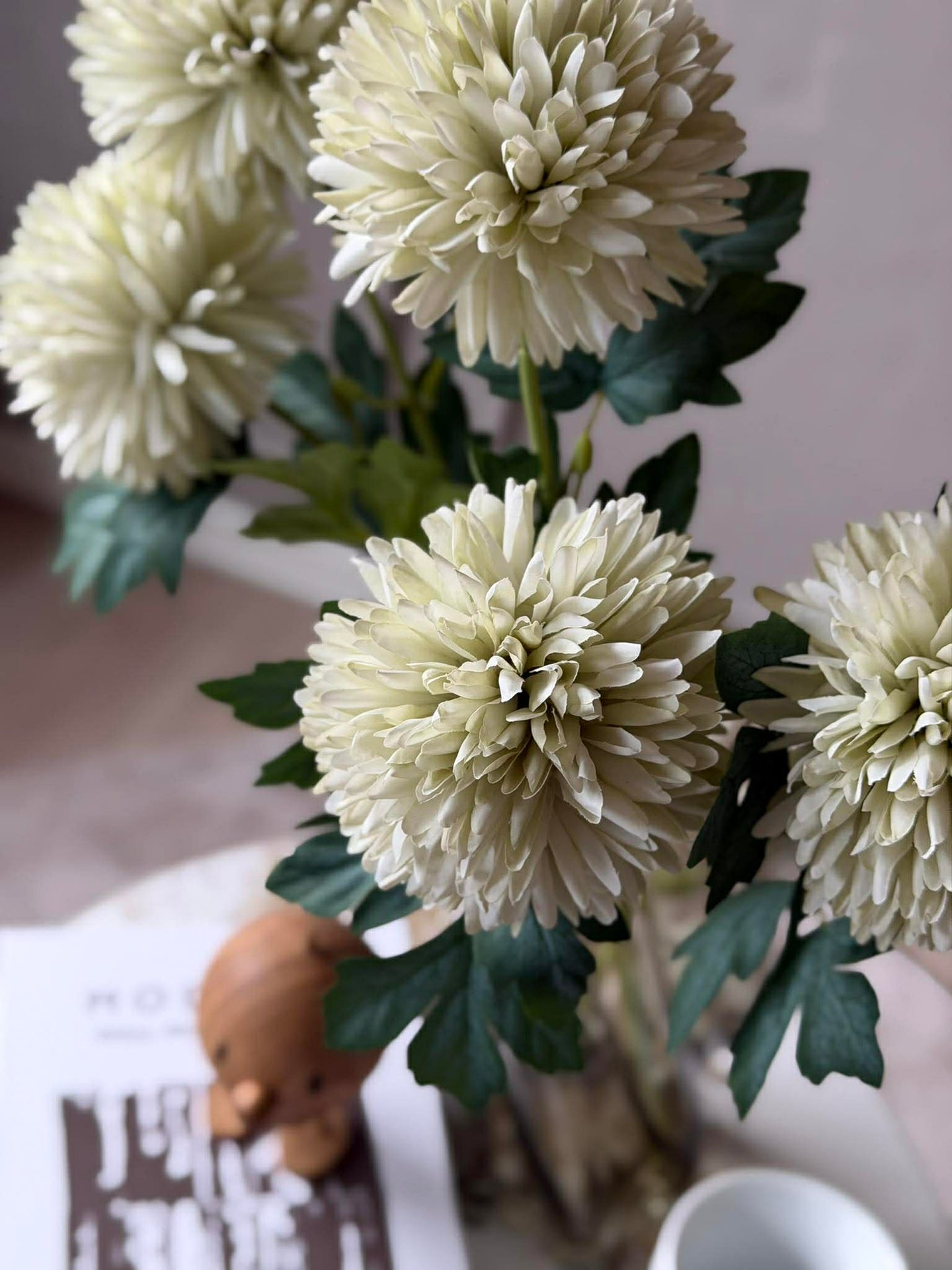 Blomsterstjälk 53 cm - Vit