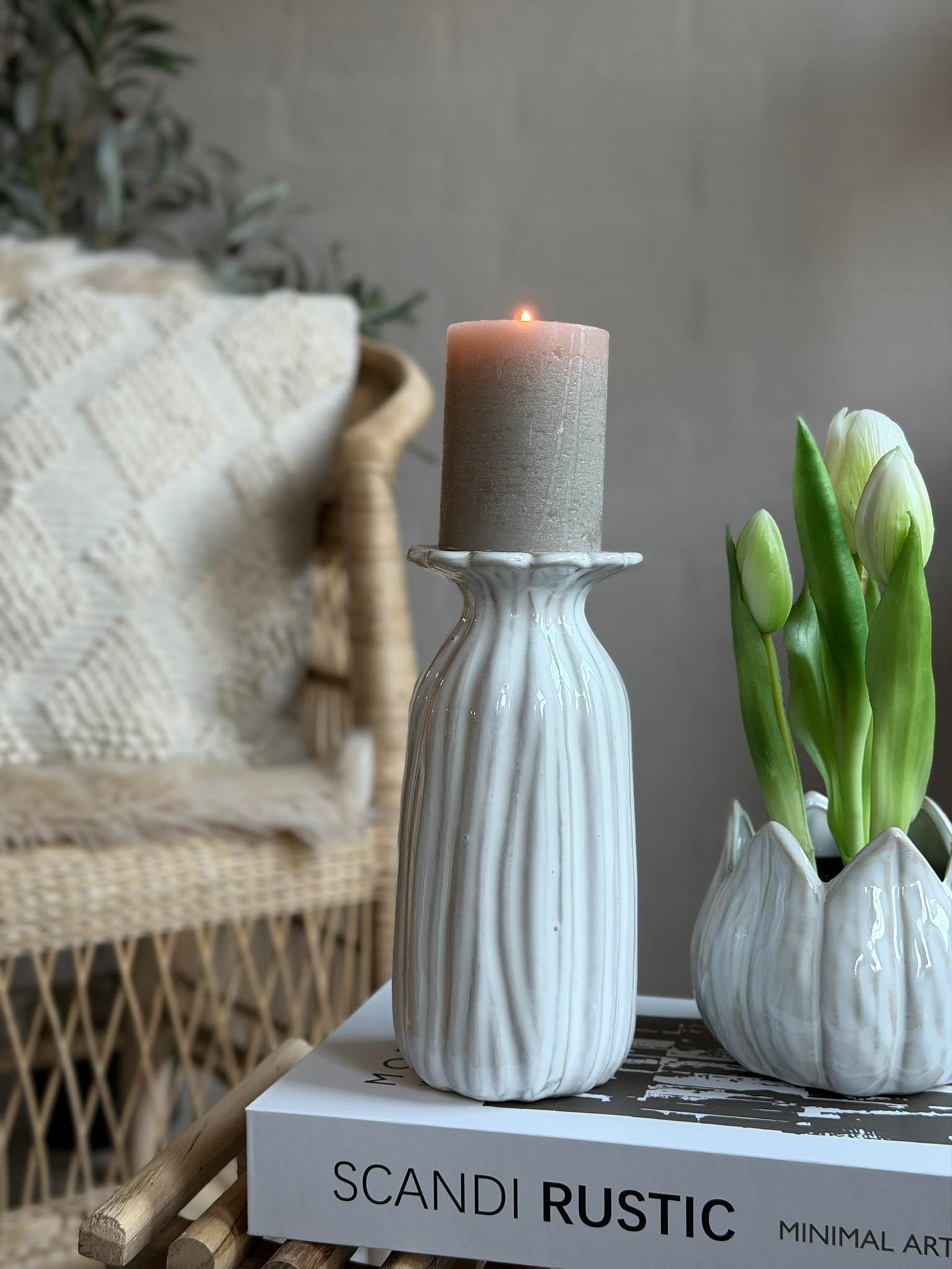 Vase flower - Vit