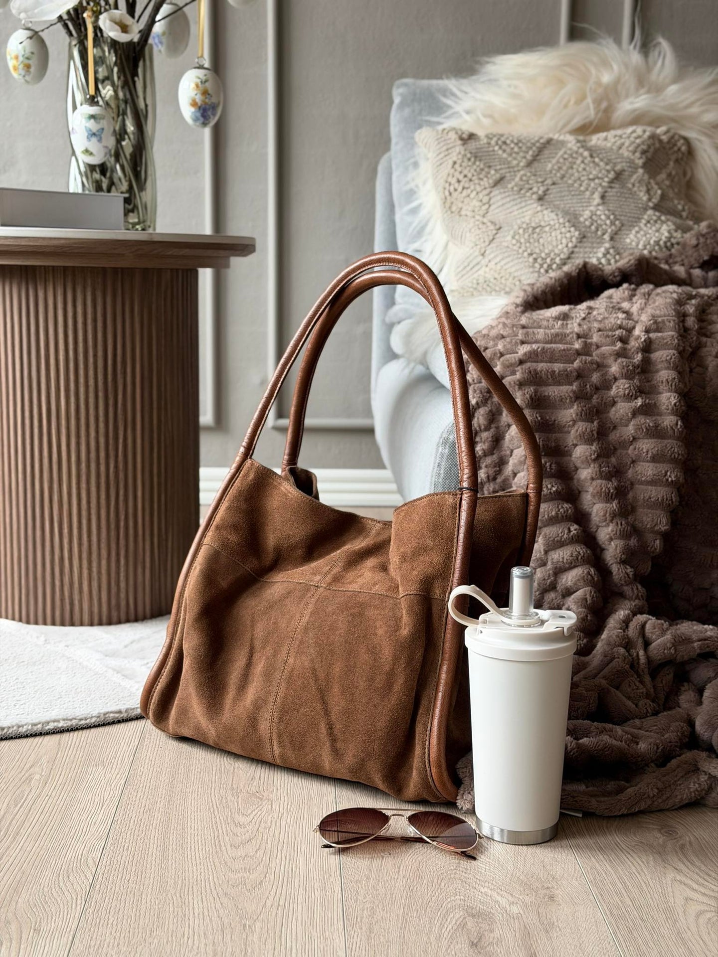 Shopper i mocka - Walnut